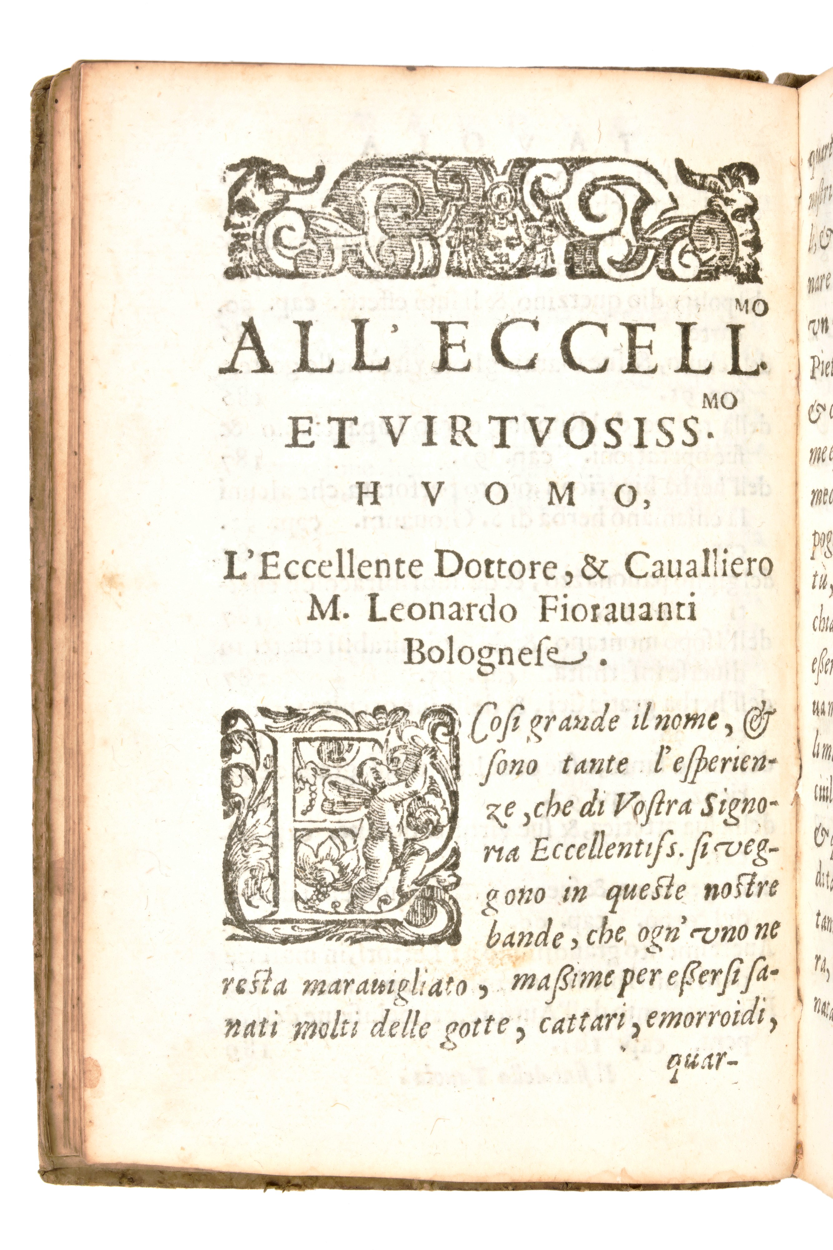 [medicina] Fioravanti, Leonardo : De' Secreti Rationali... Libri Cinque ... con la Tavola di Tutt...