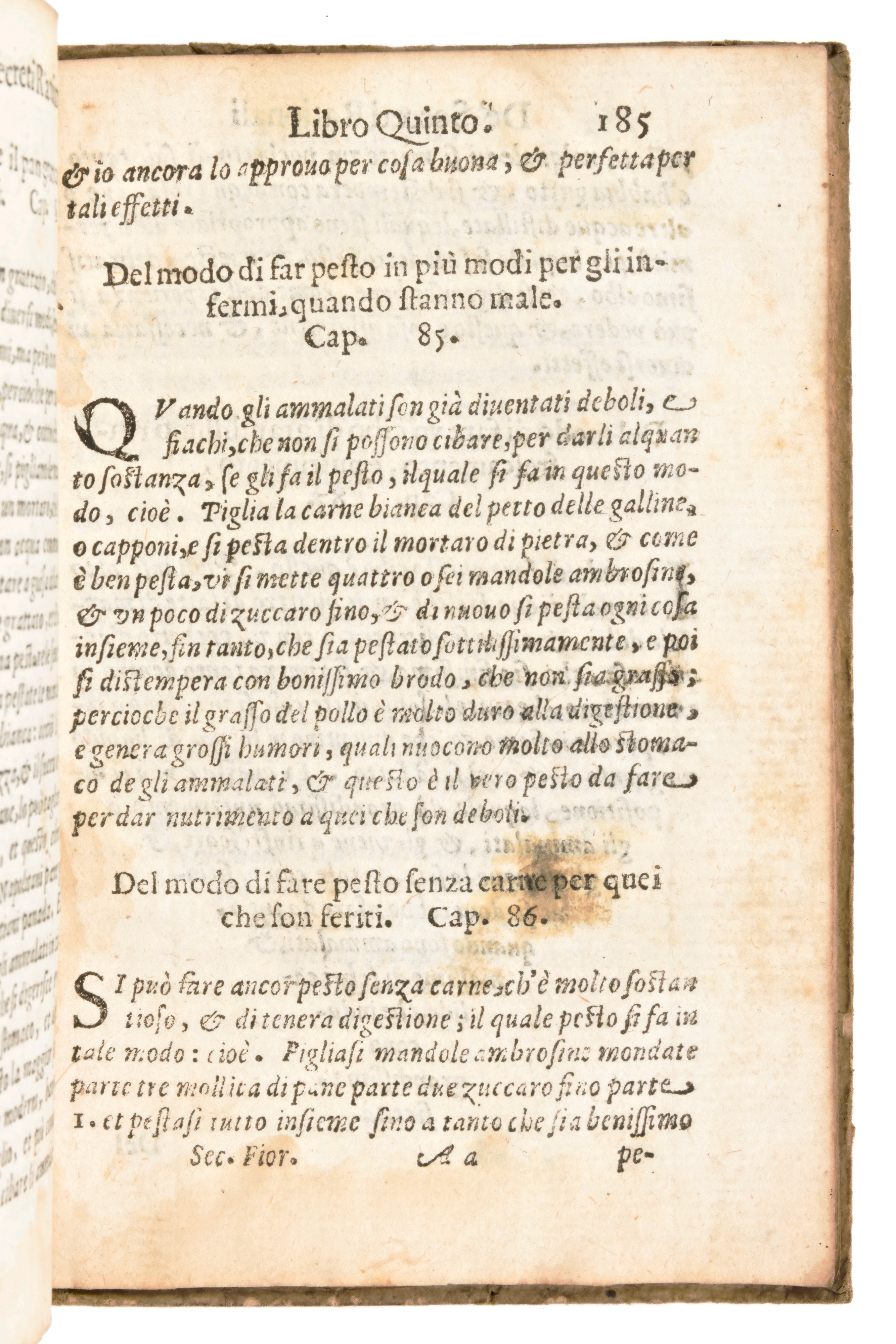 [medicina] Fioravanti, Leonardo : De' Secreti Rationali... Libri Cinque ... con la Tavola di Tutt...