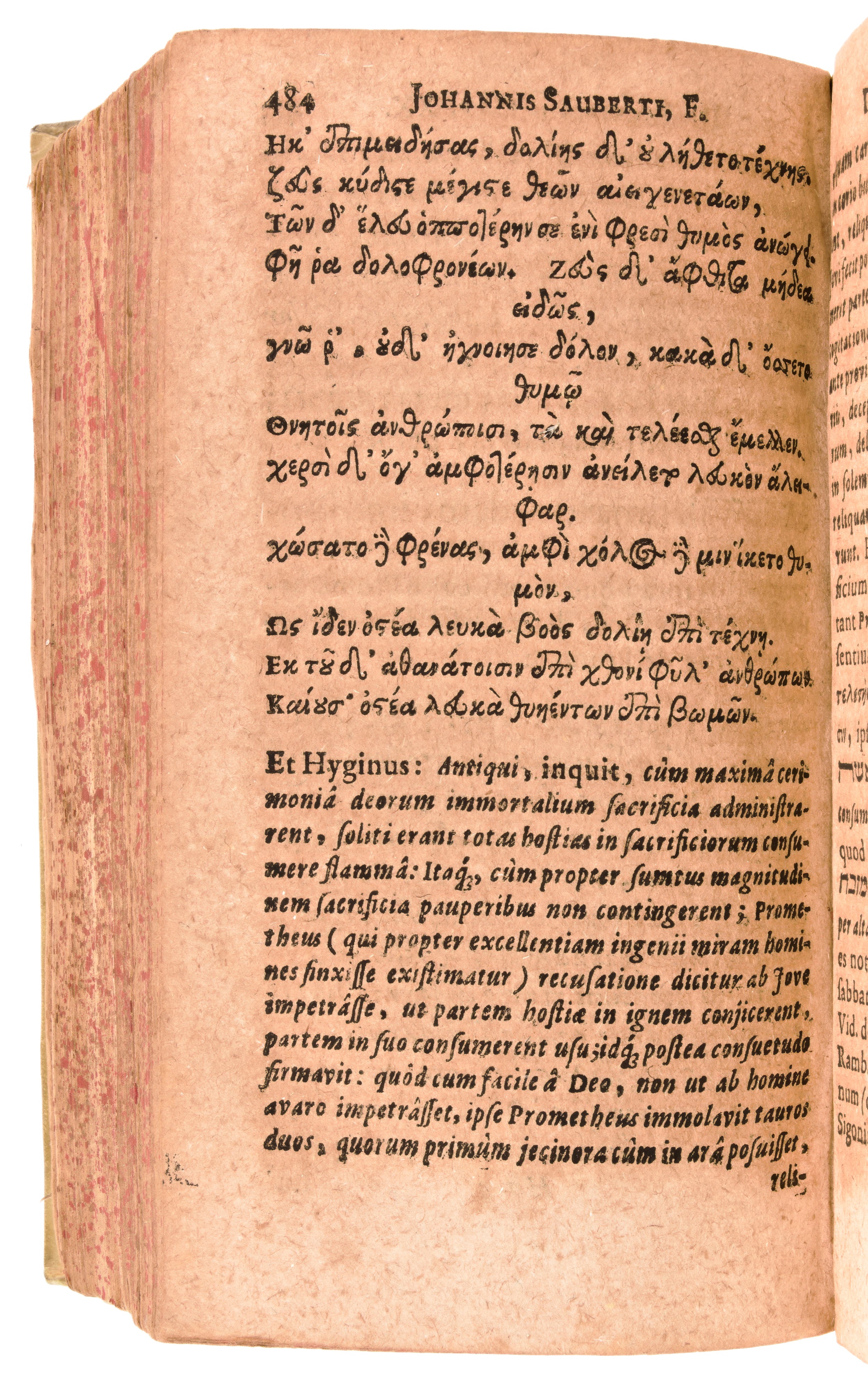 [teologia] Saubert, Johann : Johannis Sauberti F. De Sacrificiis Veterum Conlectanea Historico-ph...