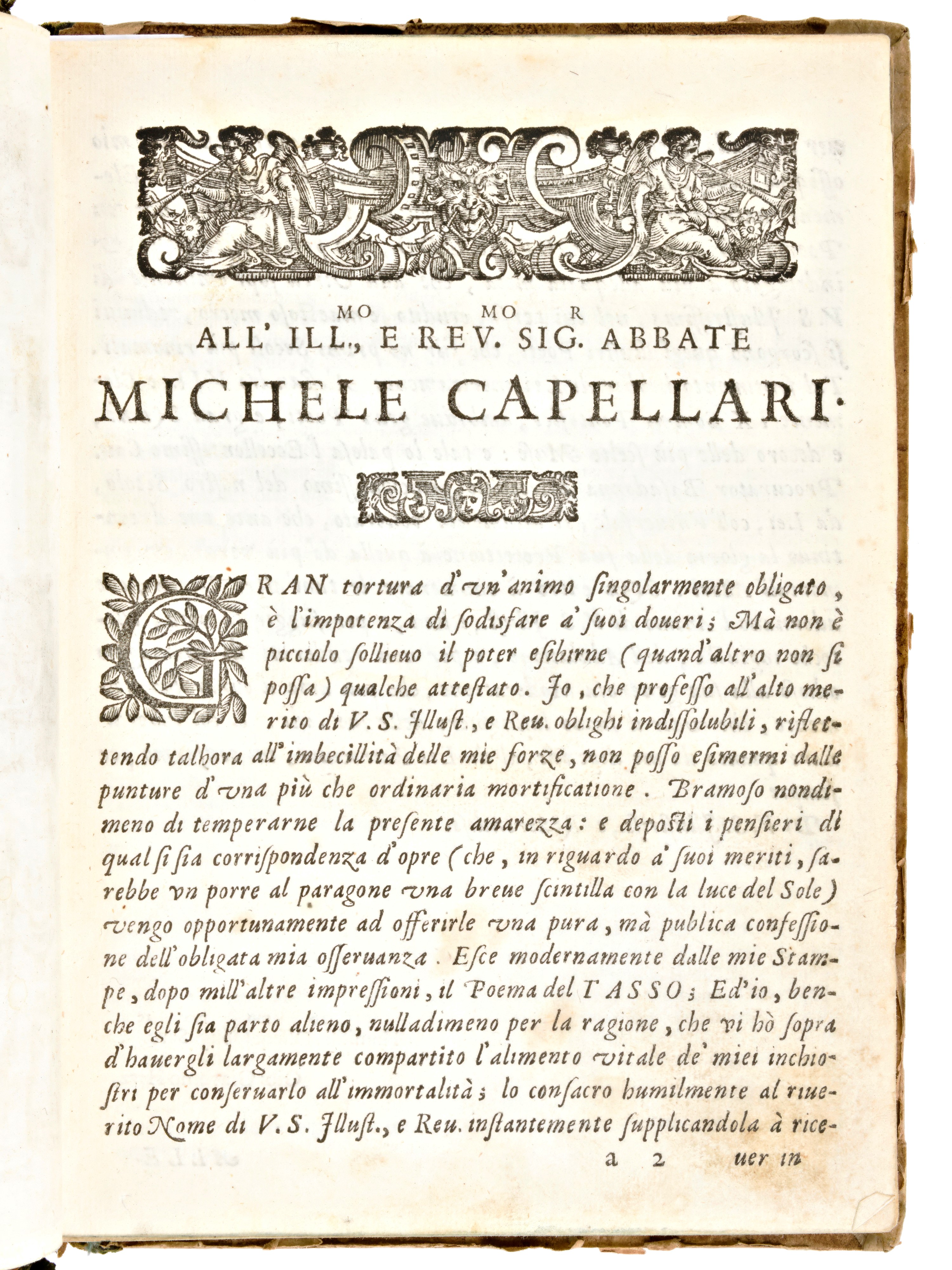Tasso, Torquato : la Gerusalemme Liberata... Adornata con Bellissime Figure a Ciascun Canto. in V...