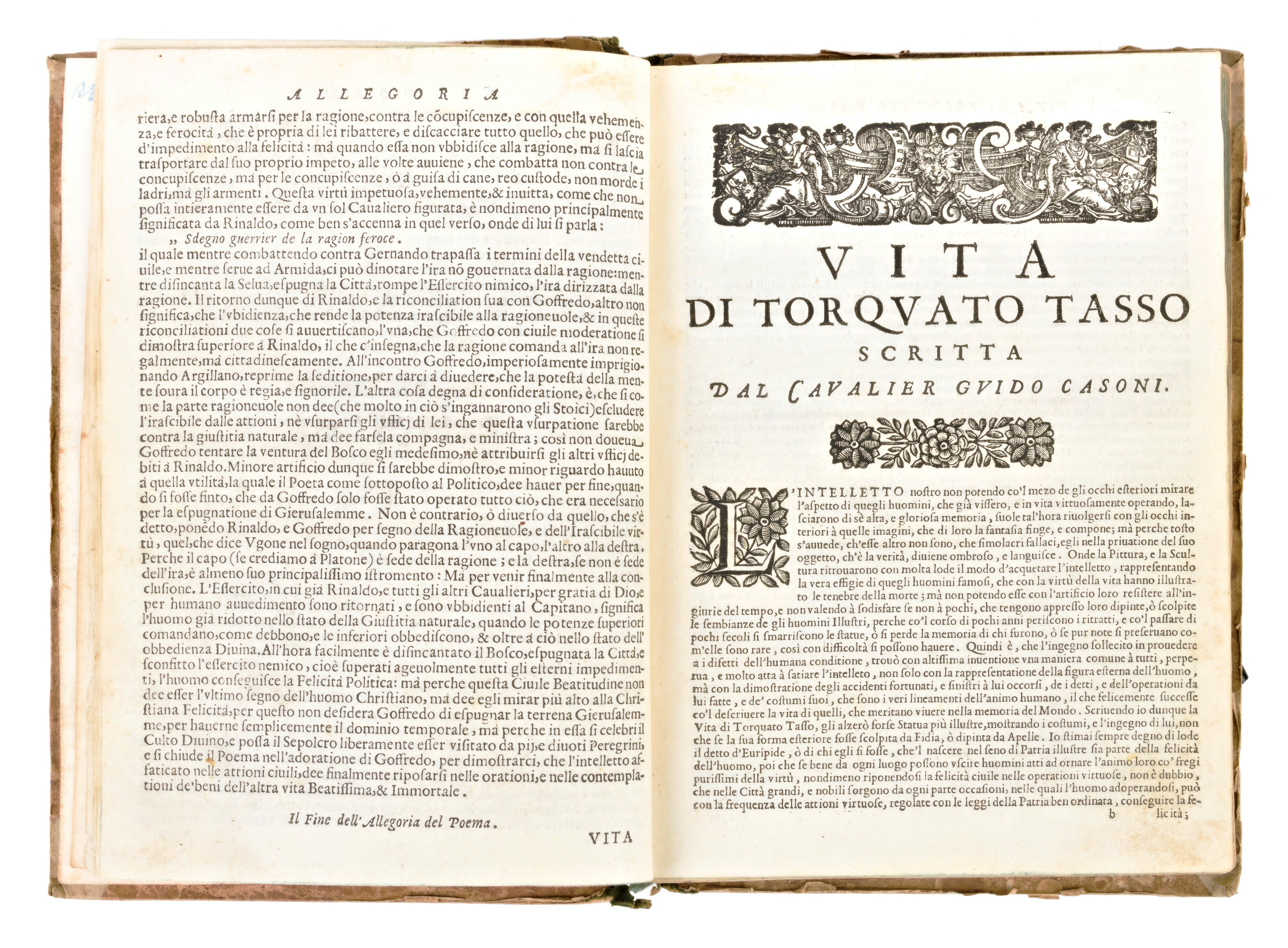 Tasso, Torquato : la Gerusalemme Liberata... Adornata con Bellissime Figure a Ciascun Canto. in V...