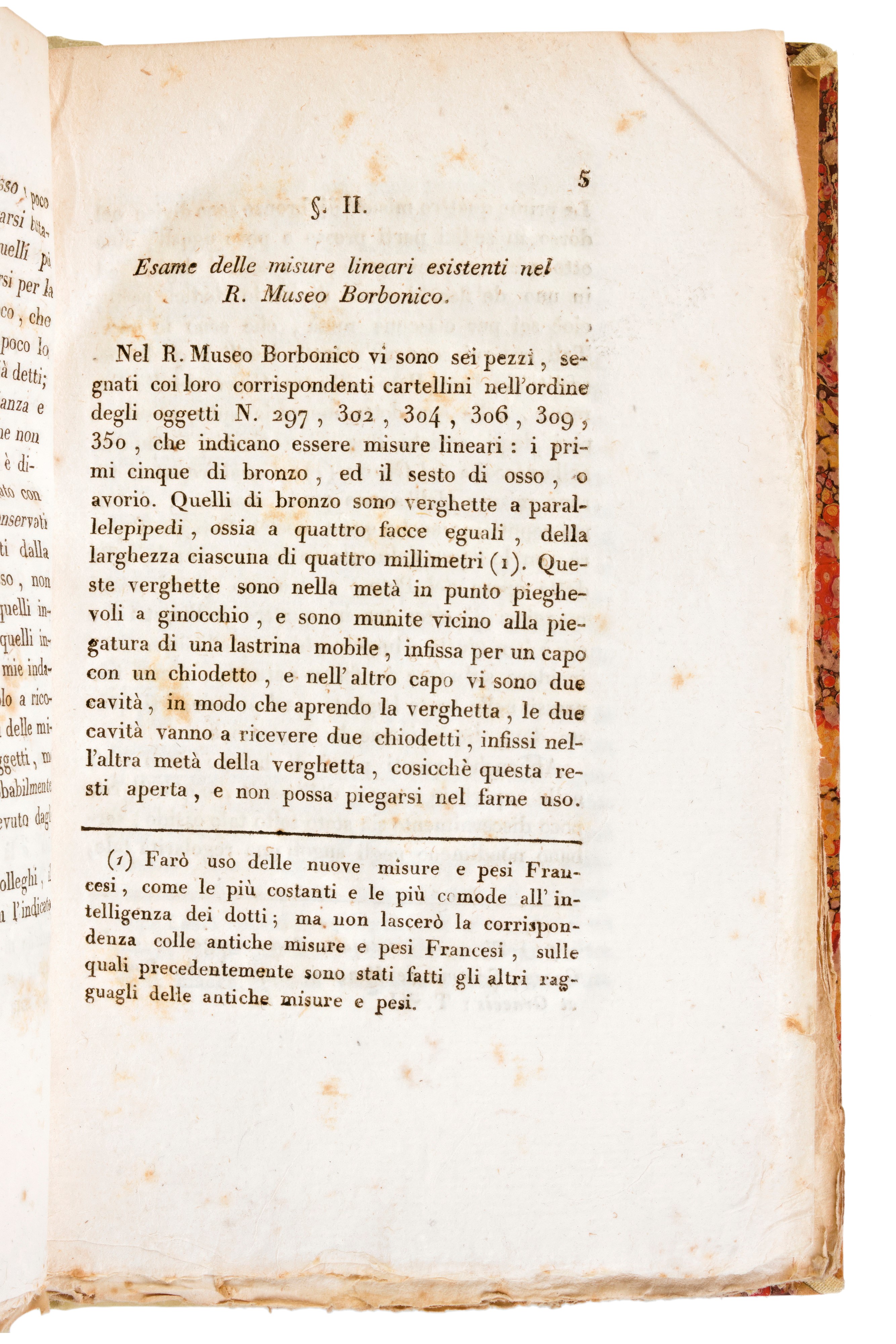 [archeologia/roma] De Samuele Cagnazzi, Luca : su i Valori delle Misure e dei Pesi degli Antichi ...