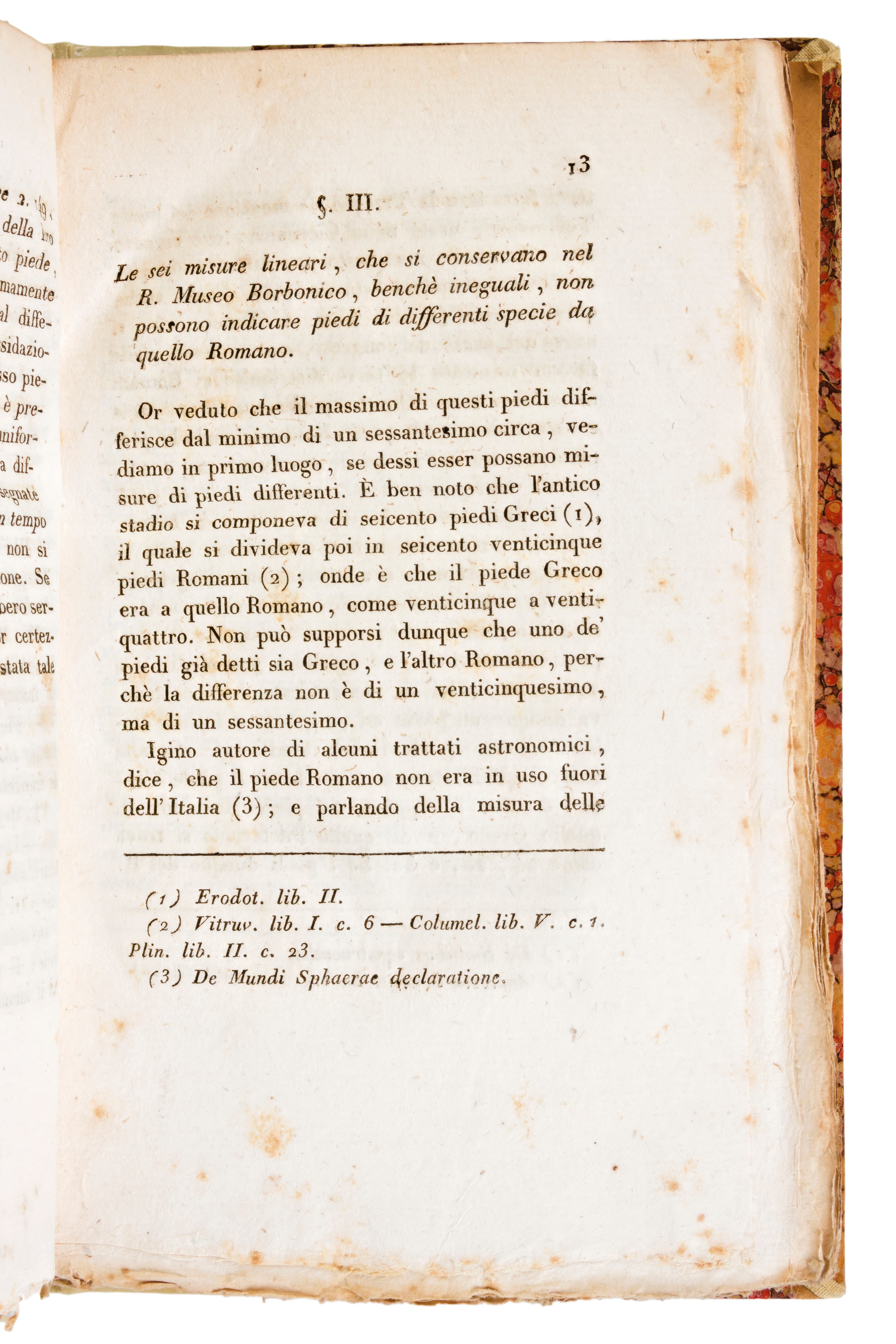 [archeologia/roma] De Samuele Cagnazzi, Luca : su i Valori delle Misure e dei Pesi degli Antichi ...