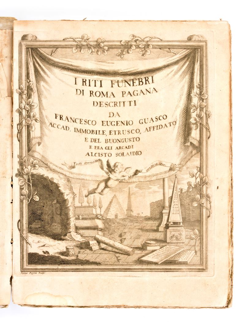 [archeologia/roma] Guasco, Francesco Eugenio : i Riti Funebri di Roma Pagana Descritti da Frances...