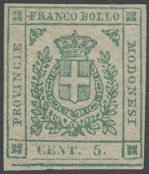 Modena - Gov. Provvisorio, 5 cent. n.12