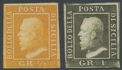 Vaccari e Sorani, Sicilia - Due esemplari nuovi del 1859