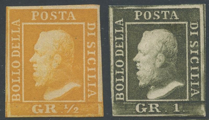 Vaccari e Sorani, Sicilia - Due esemplari nuovi del 1859