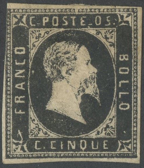 Sardegna / i Emissione - 5 Cent. N.1 Nuovo