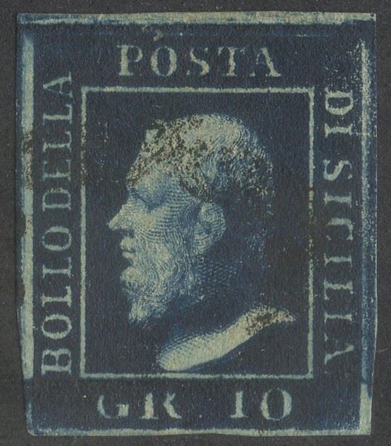 Sicilia, 10 grammi Indaco, 1859