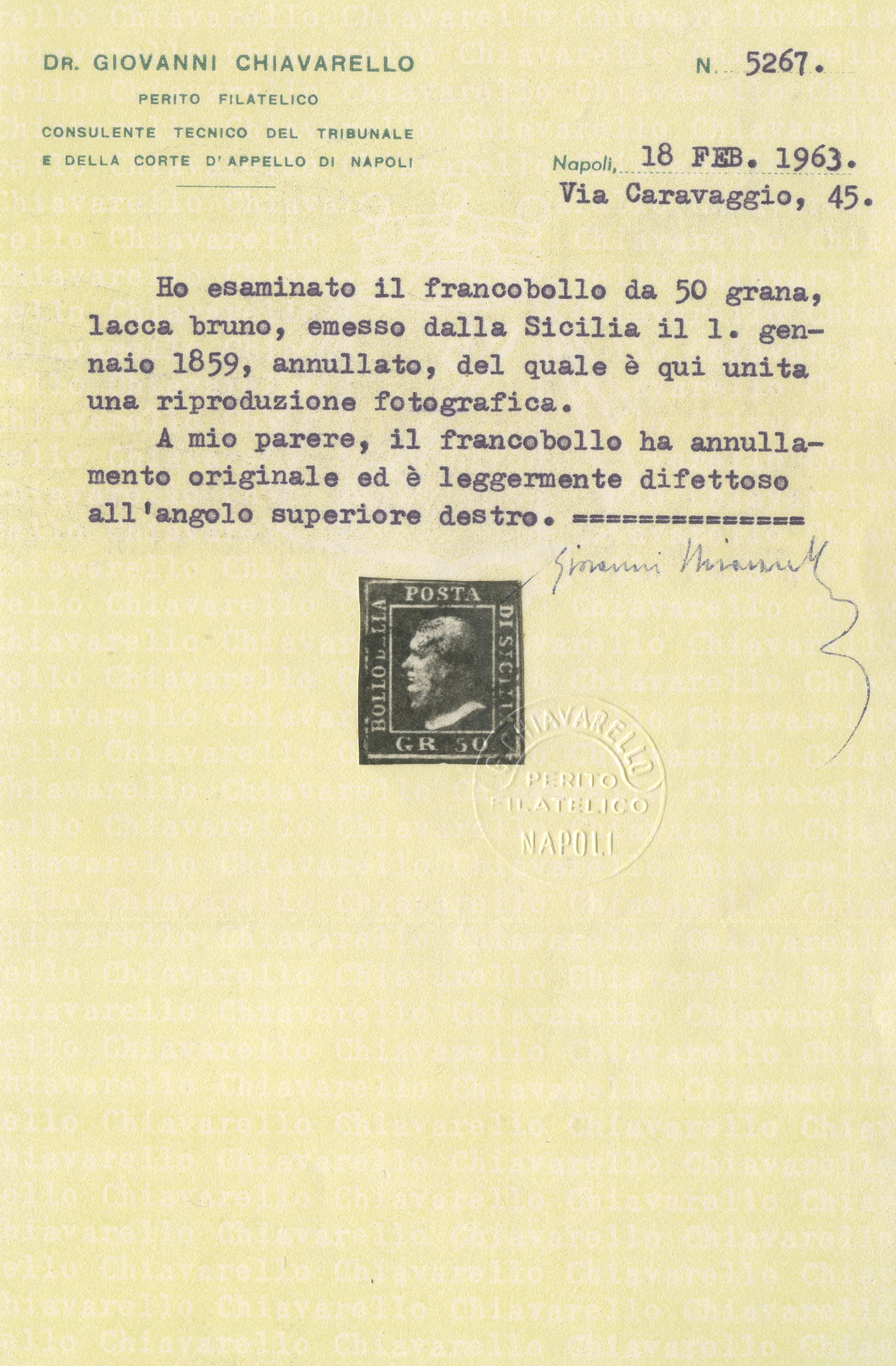 Sicilia - 50 Grana Usato