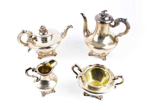 William Ker Reid - English Victorian sterling silver tea and coffee service 