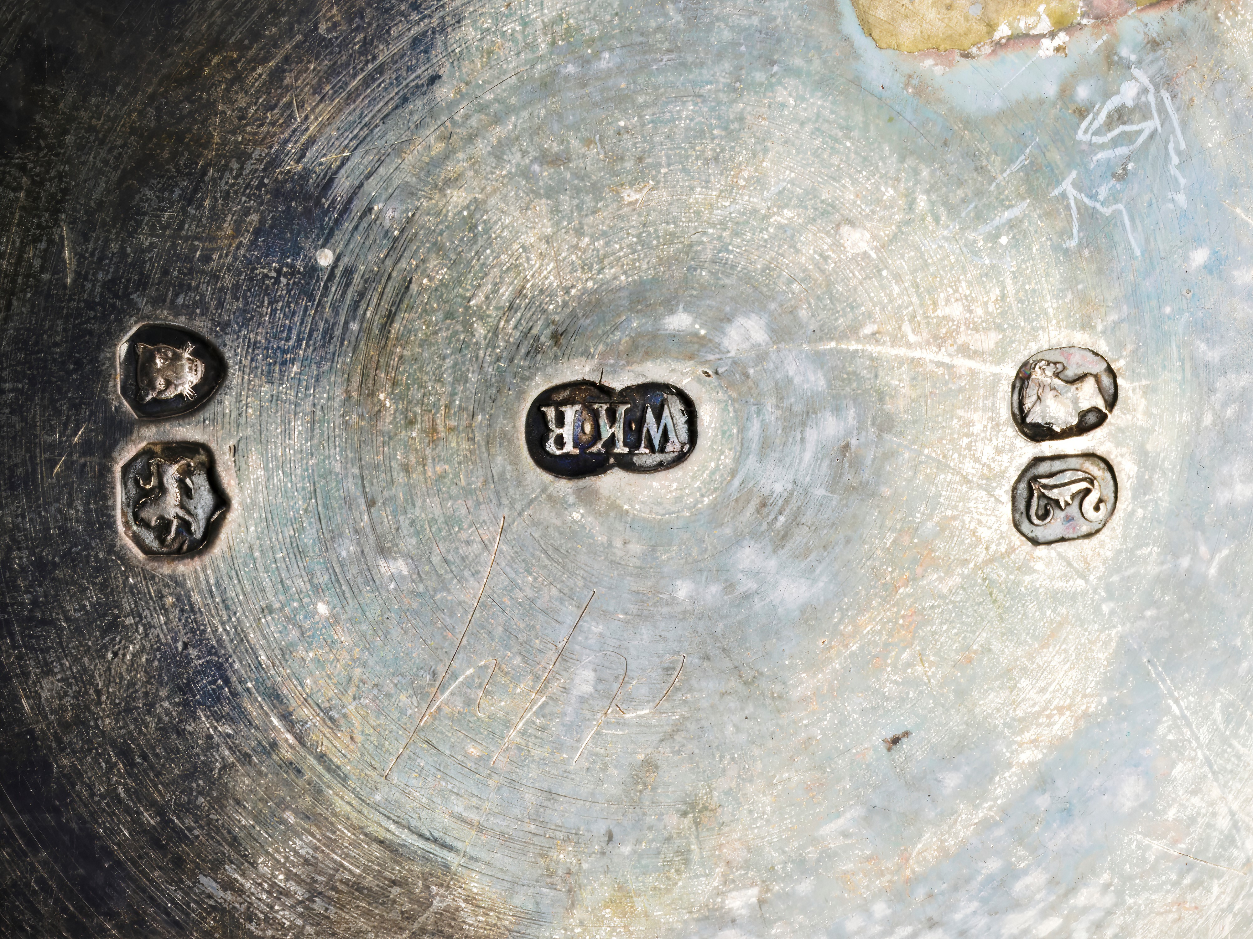 Servizio da tè e caffè vittoriano inglese in argento