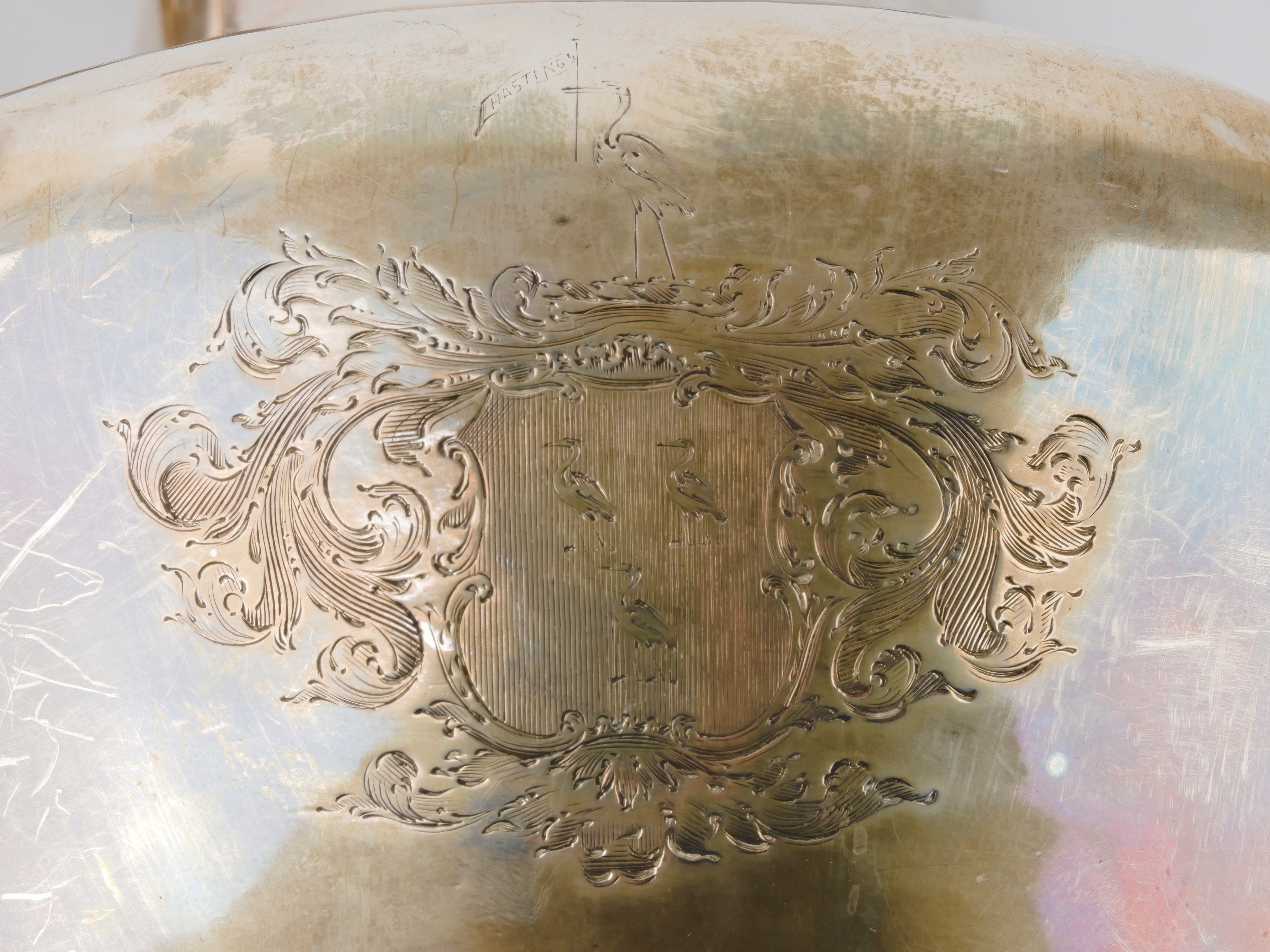 Servizio da tè e caffè vittoriano inglese in argento