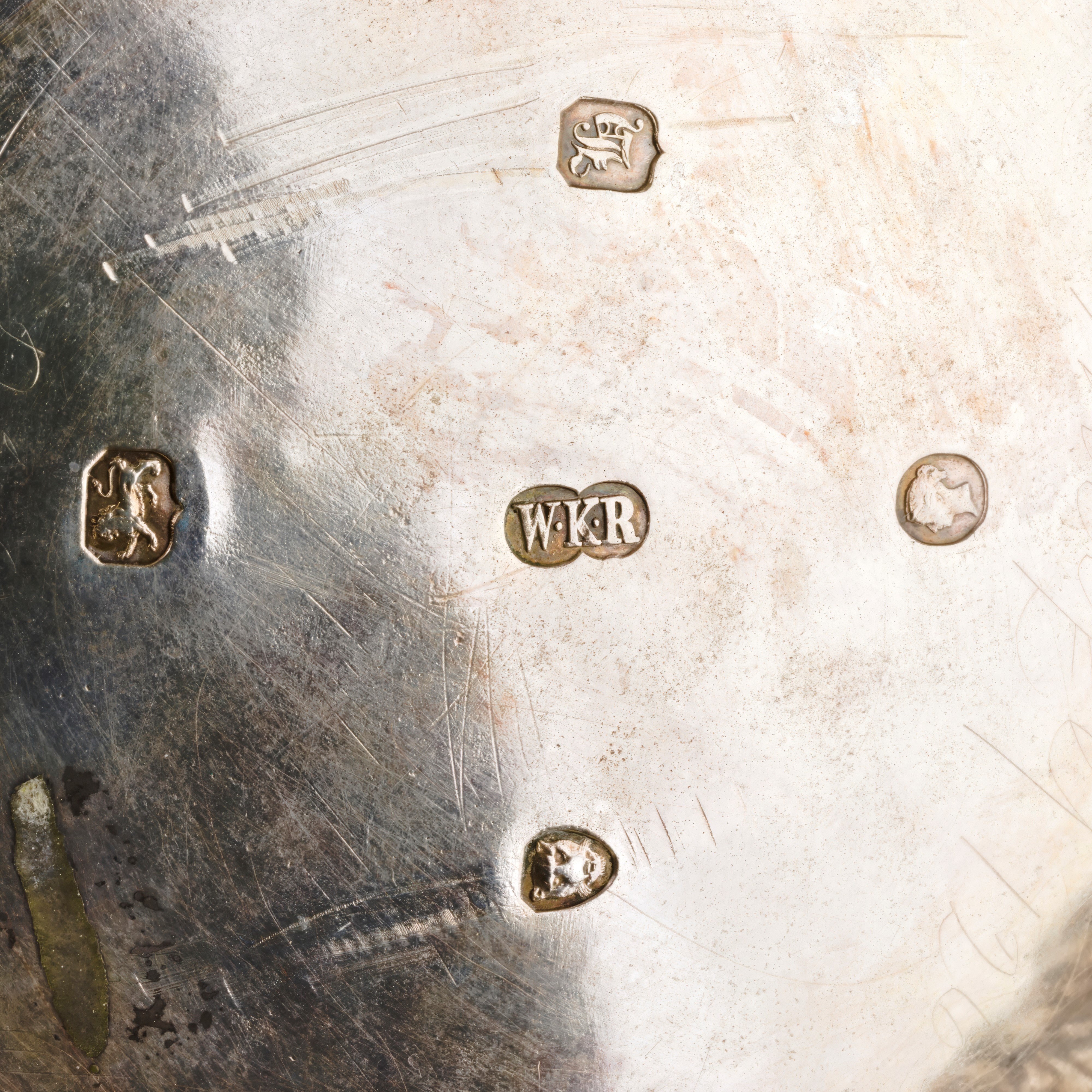 Servizio da tè e caffè vittoriano inglese in argento