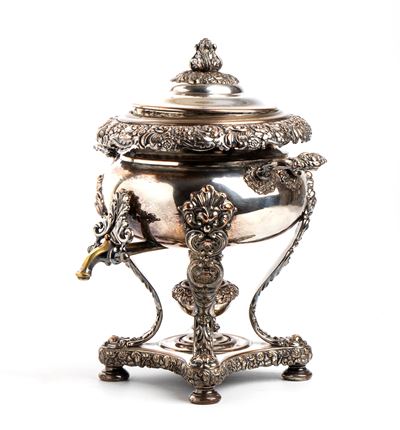 Tea Kettle in Old Sheffield Plate