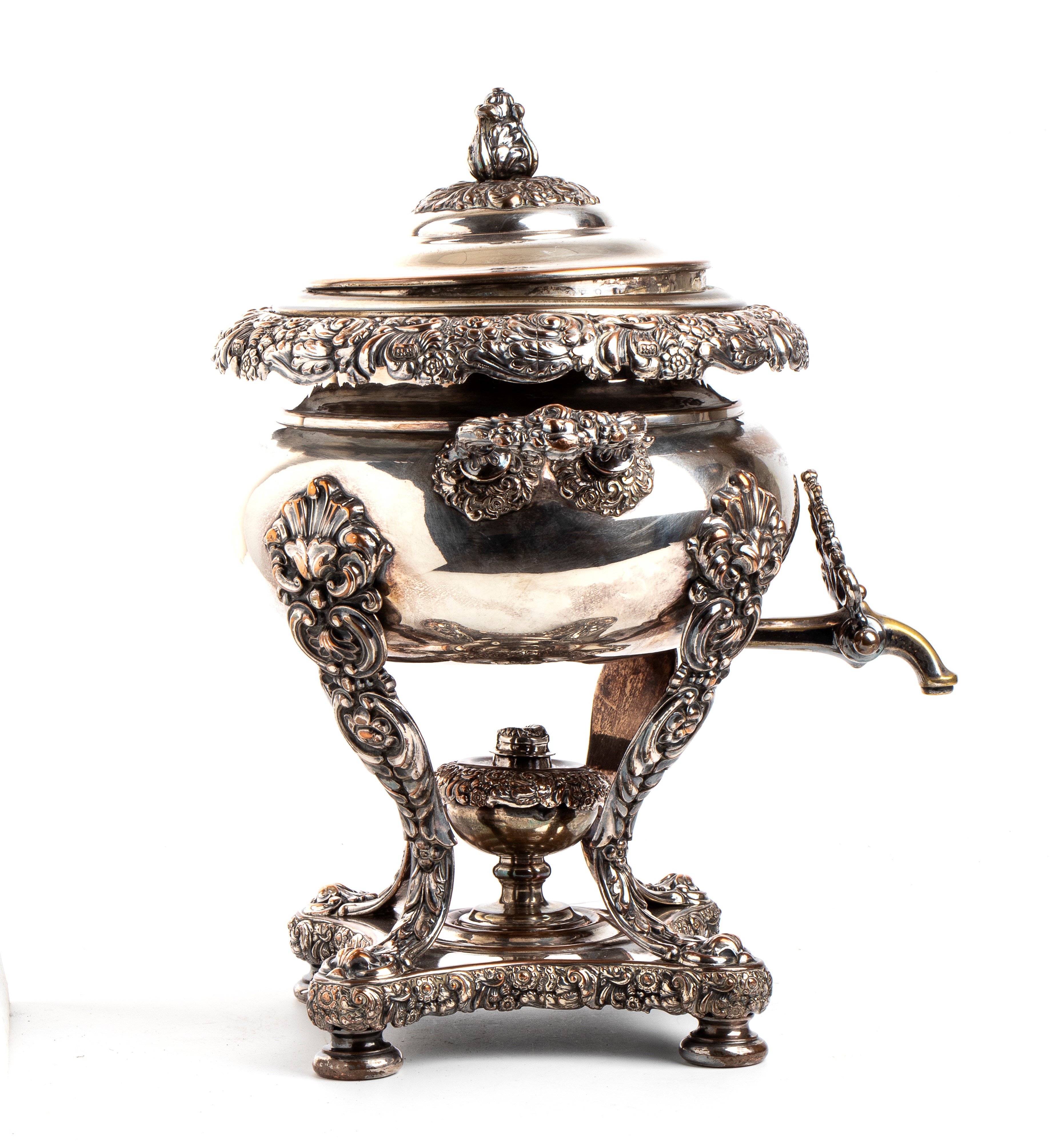 Tea Kettle in Old Sheffield Plate