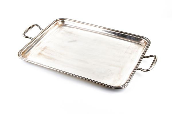 Italian solid silver tray