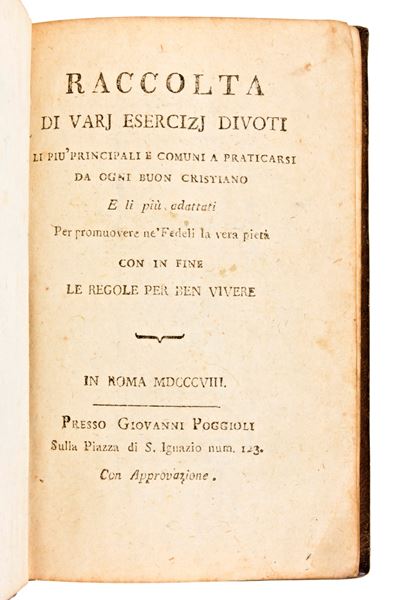 [cristianesimo] Set di 3 Eleganti Rilegature. Opere di Predicazione, Devozione e Meditazione del ...