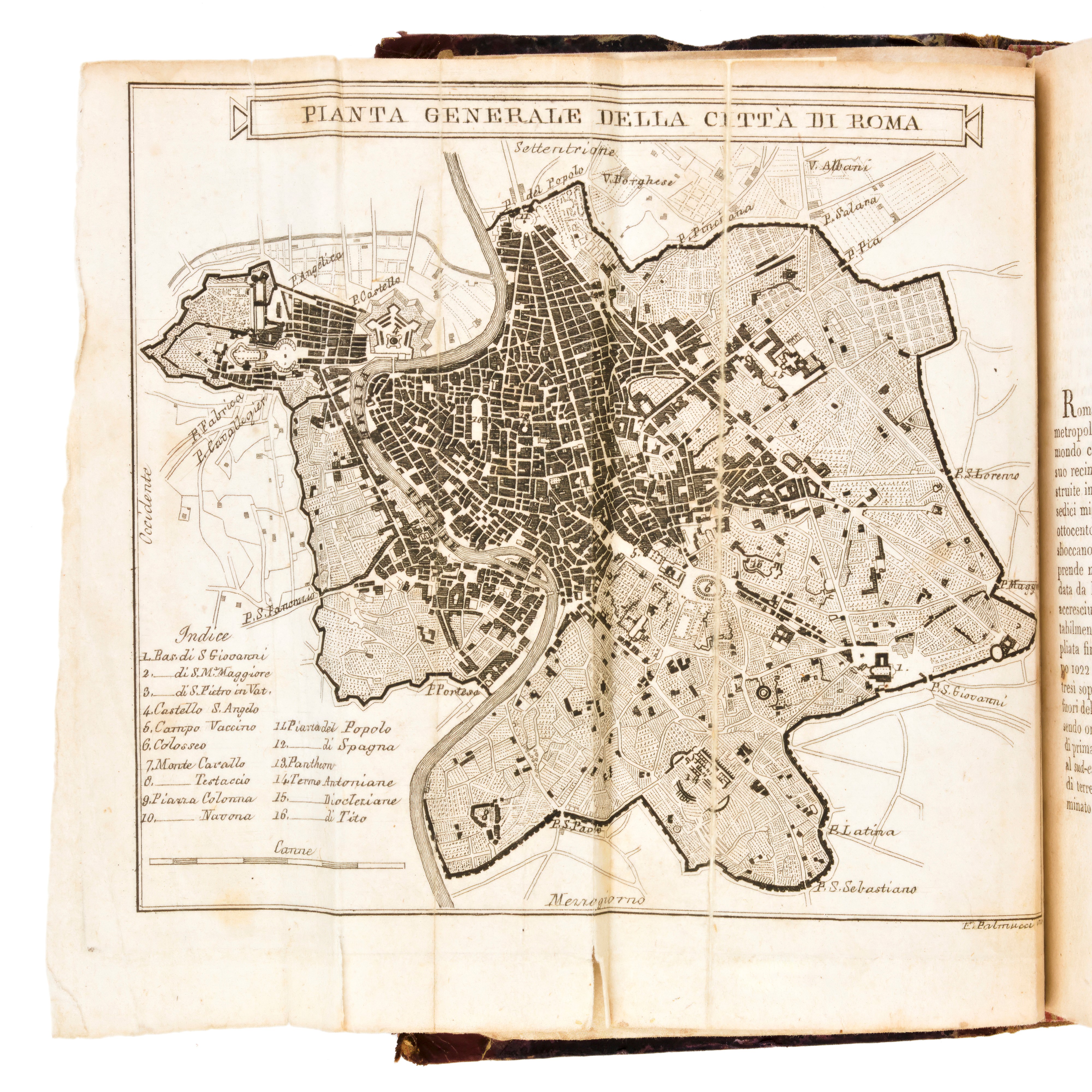 [ROMA/GUIDA] Roma compiutamente descritta in sette giornate per comodo de' forastieri con un'appe...