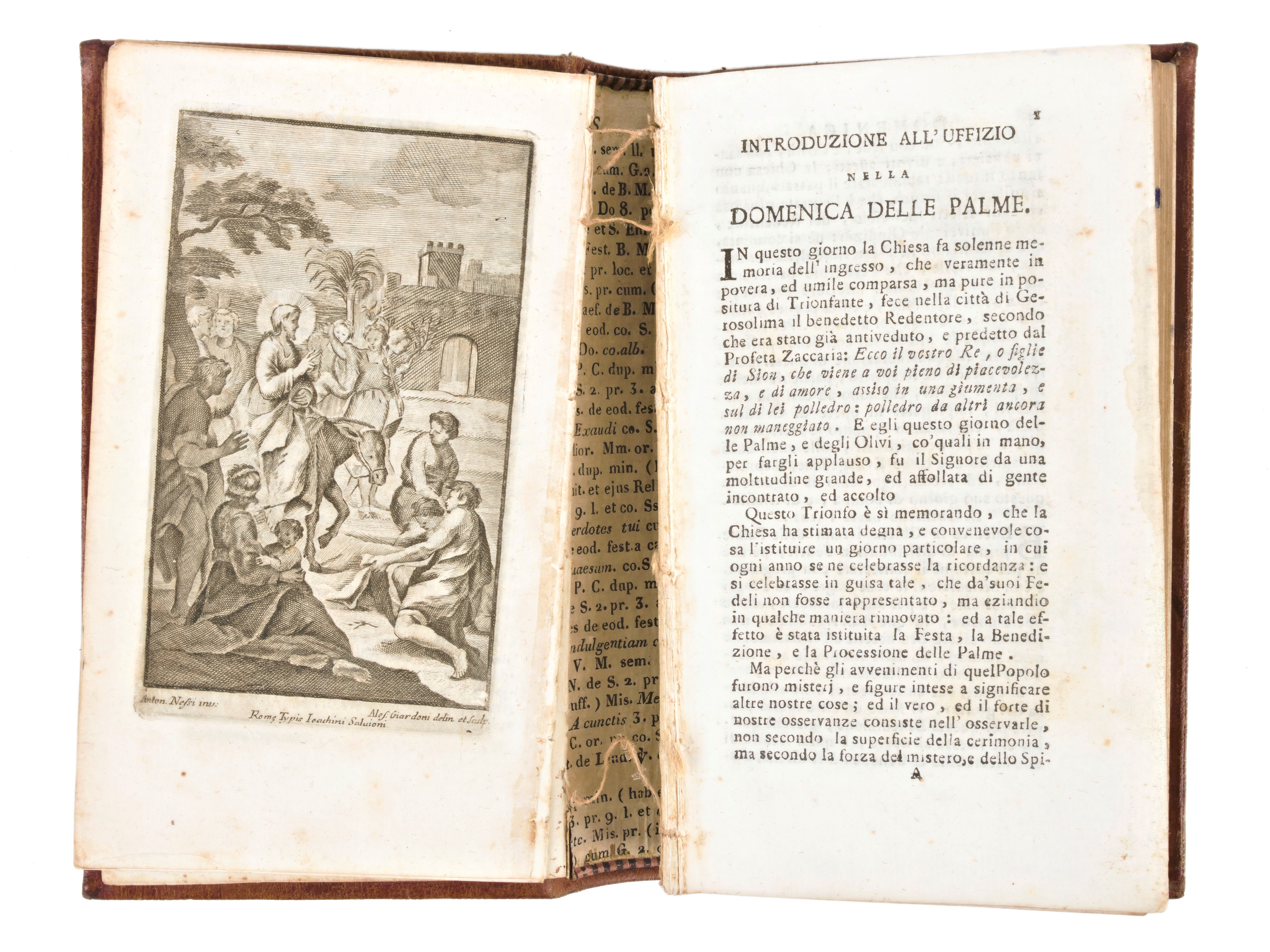 [legature alle Armi] Breviarium Romanum... Pars Hiemalis. Urbini, Mainardi 1740 - Uffizio della S...