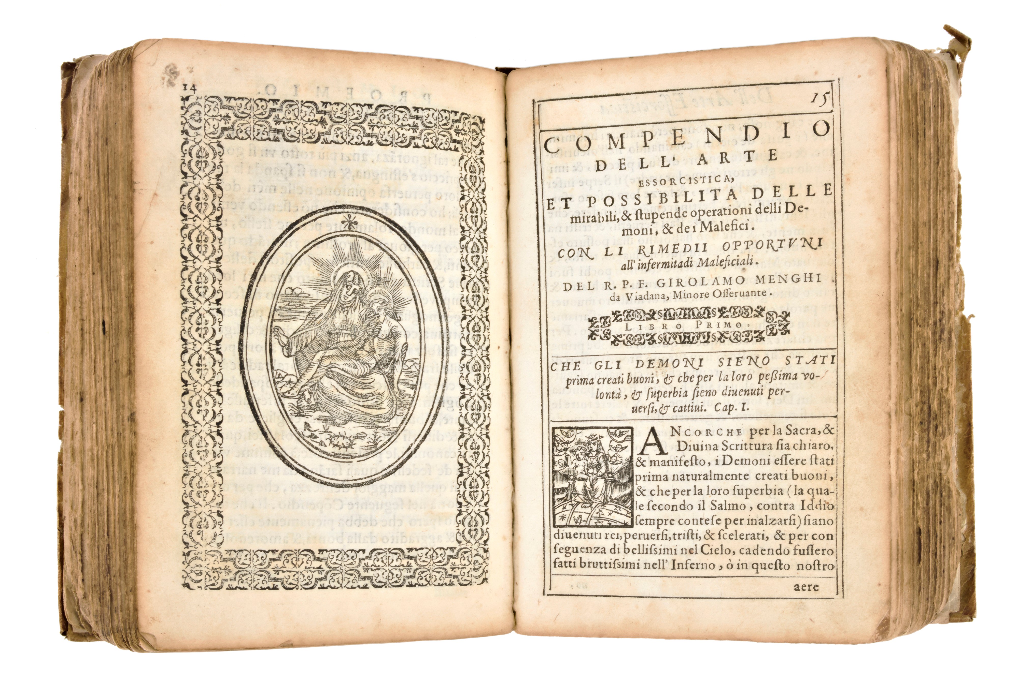 [esorcismo] Menghi, Girolamo : Compendio Dell'arte Essorcistica, ... in Macerata, Appresso Sebast...