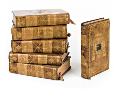 [legatura alle Armi] De Folgore, Gaetano : Institutiones Theologicae Ad Usum Studiosae Juventutis...