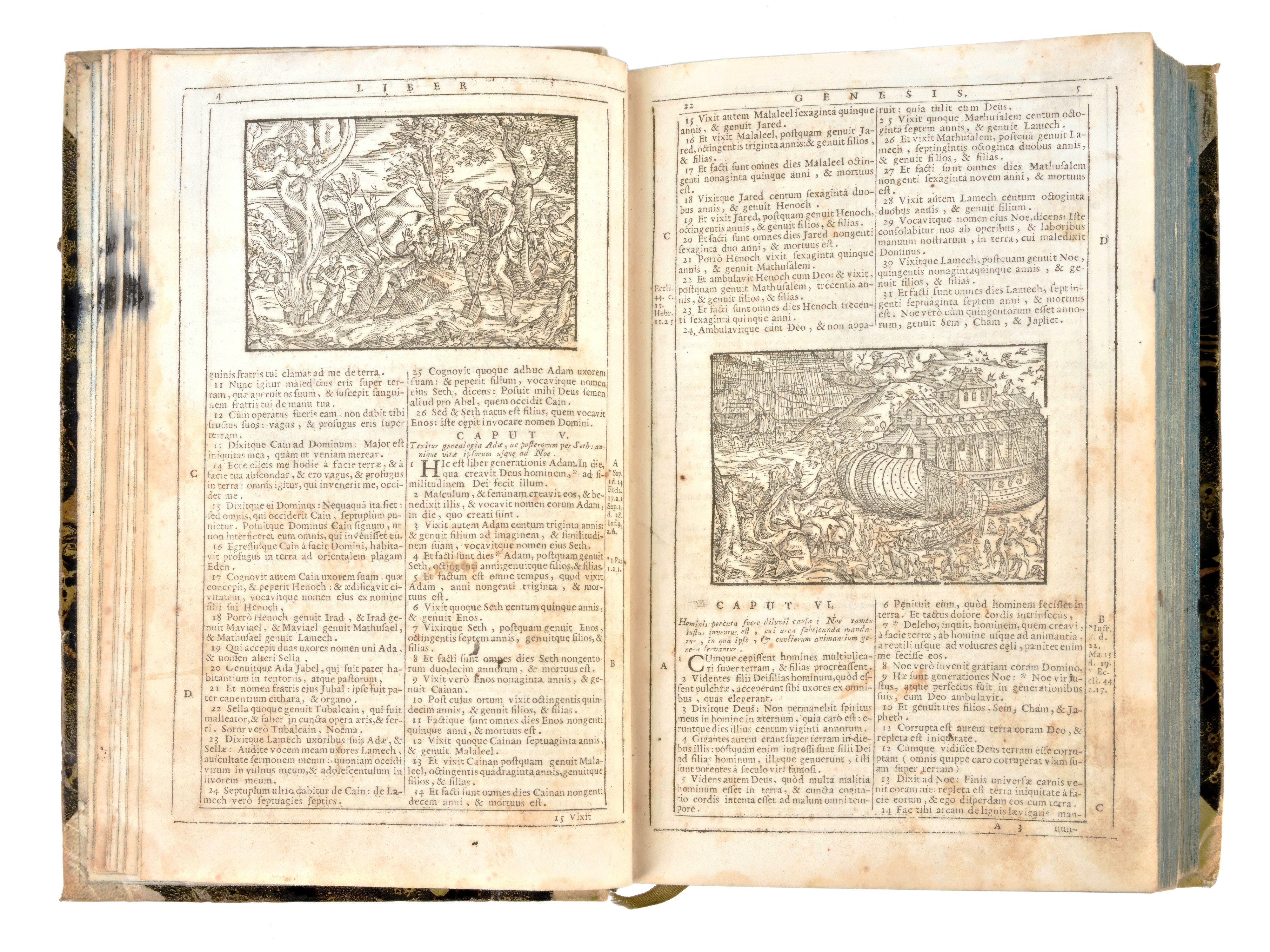 [bibbia Figurata] Biblia Sacra Vulgatae Editionis. in Venetia, N. Pezzana, 1706