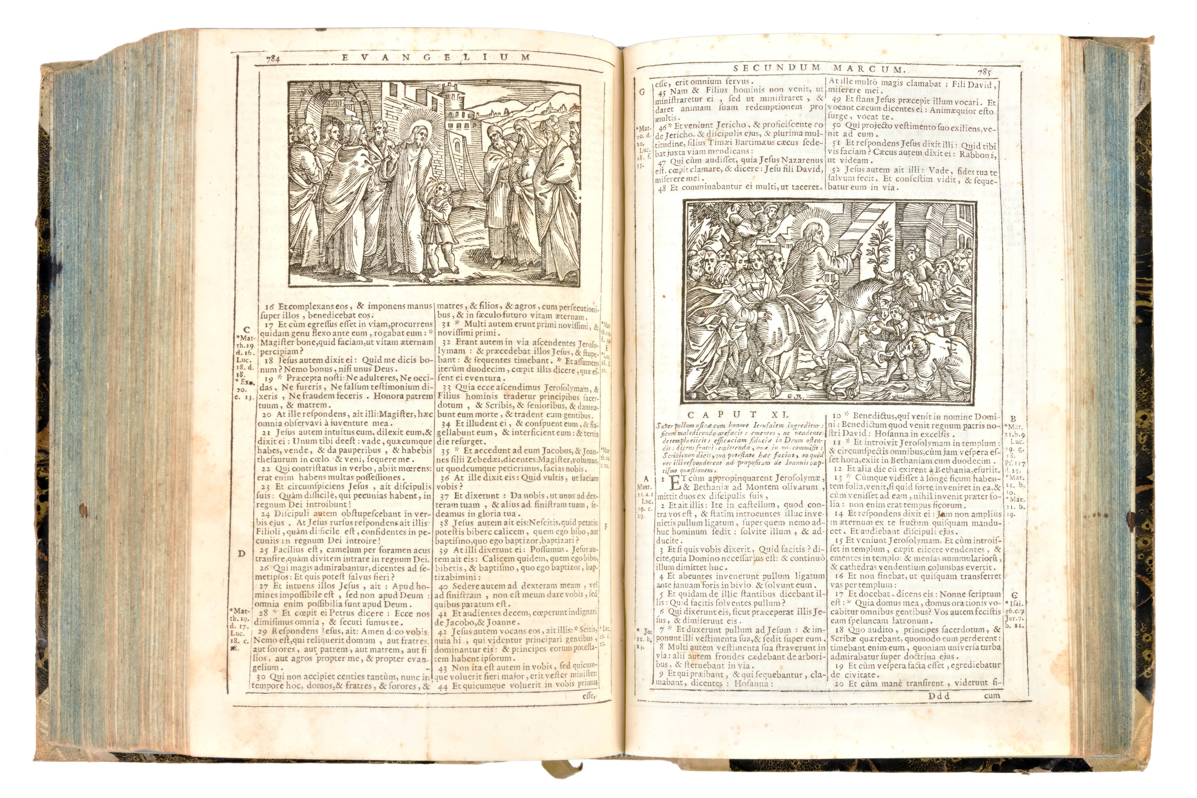 [bibbia Figurata] Biblia Sacra Vulgatae Editionis. in Venetia, N. Pezzana, 1706