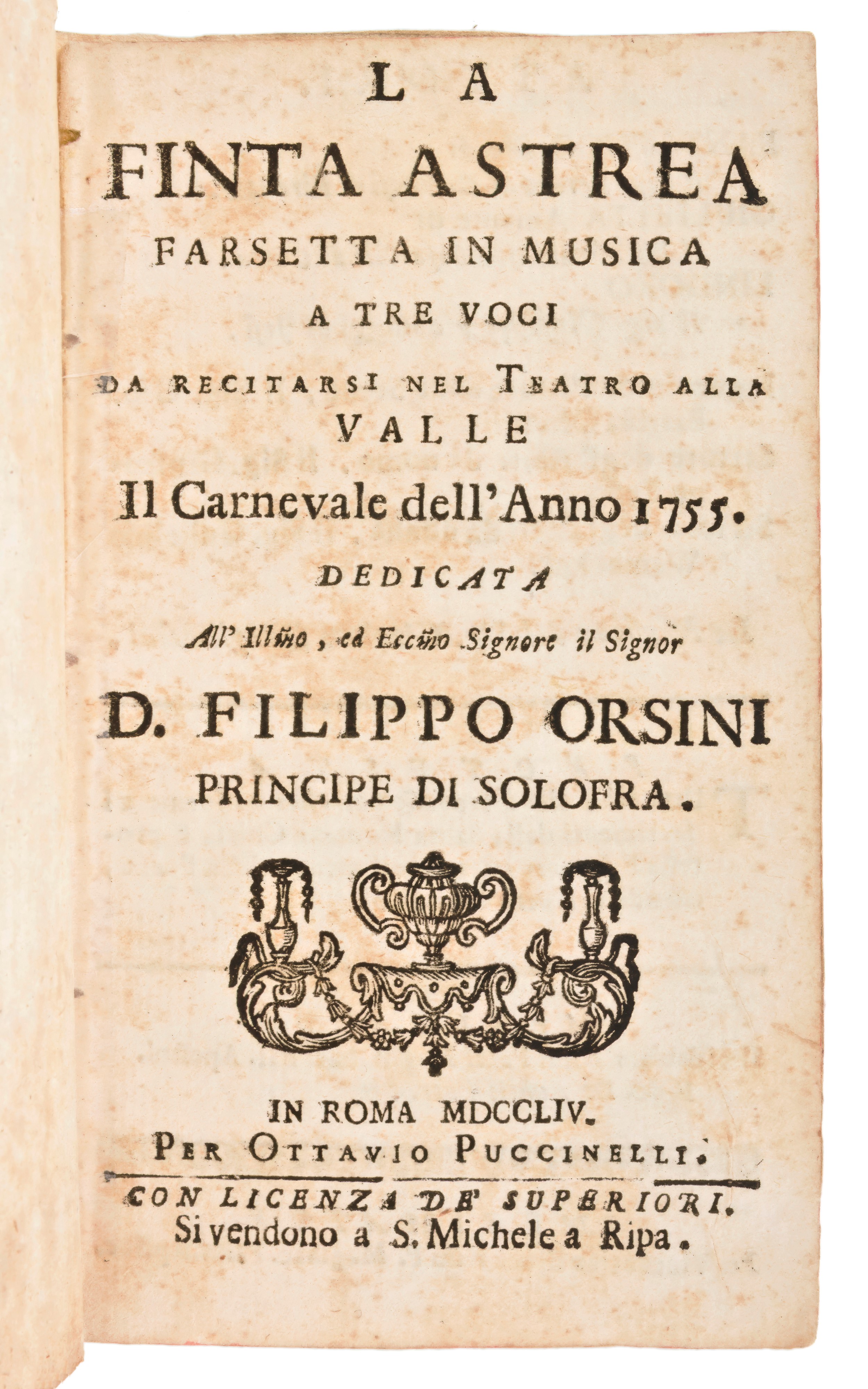 [Carnevale di Roma/Spoleto] Raccolta di 16 Libretti d'Opera anni 1751-1755.