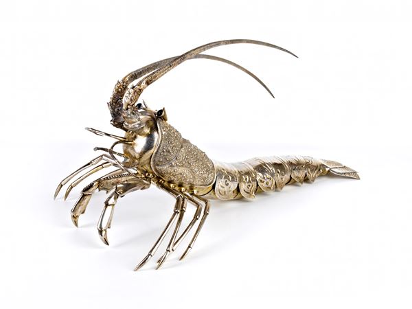 LUIZ FERREIRA - Portuguese solid silver lobster