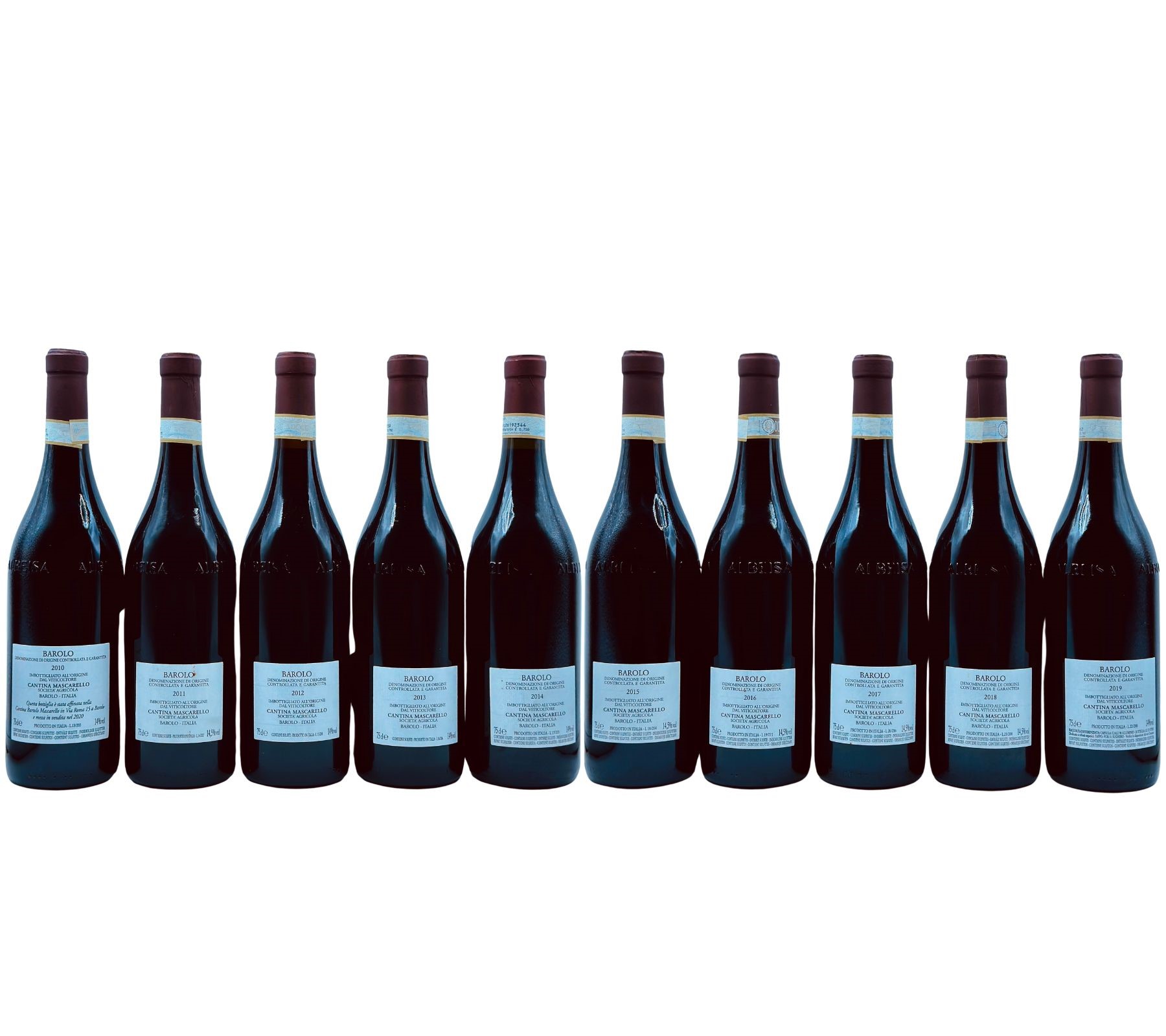 Bartolo Mascarello, Barolo Artist Label Verticale