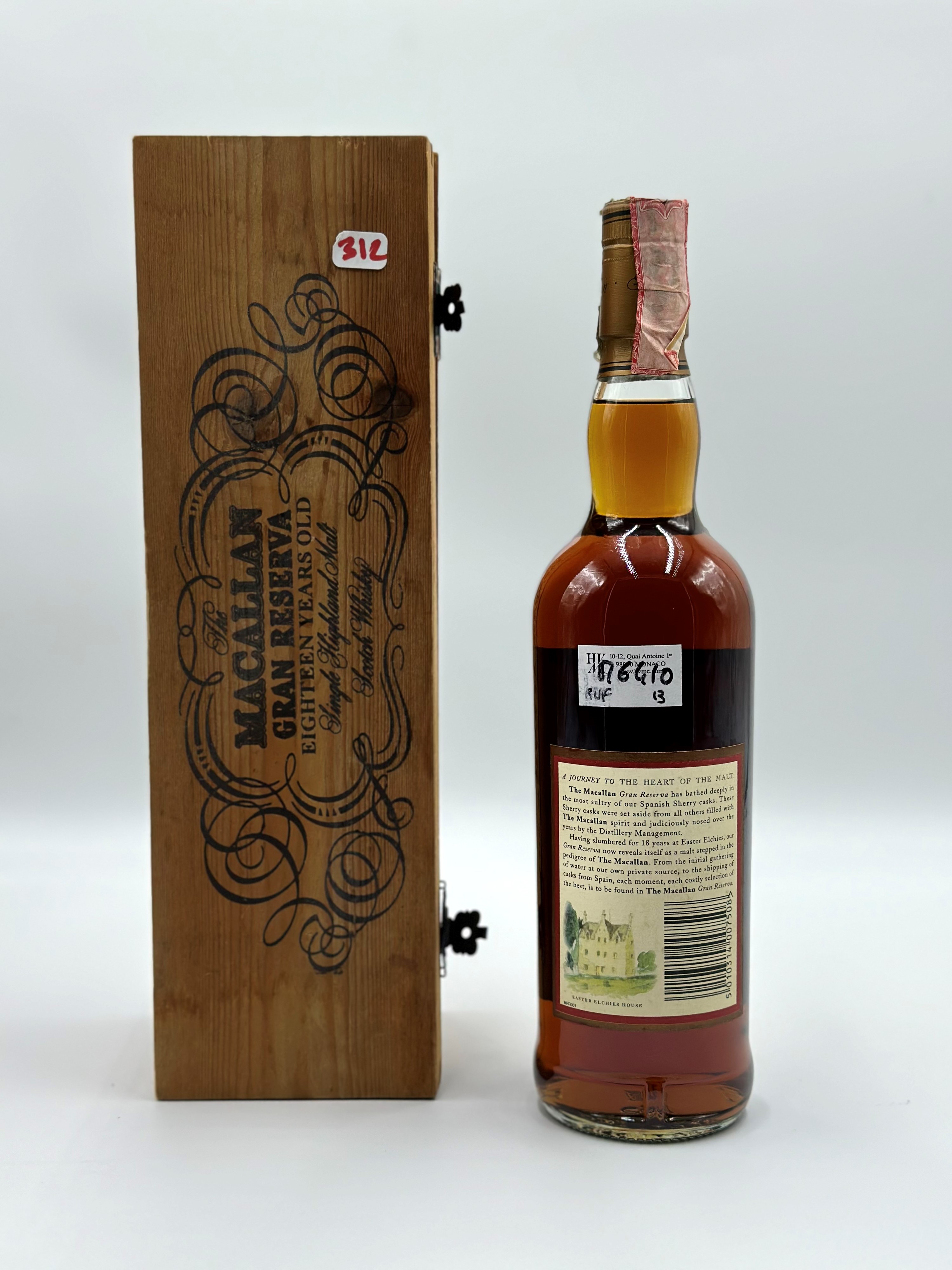 Whisky Gran Reserva 18 YO Single Malt Macallan 1979 1 Bot