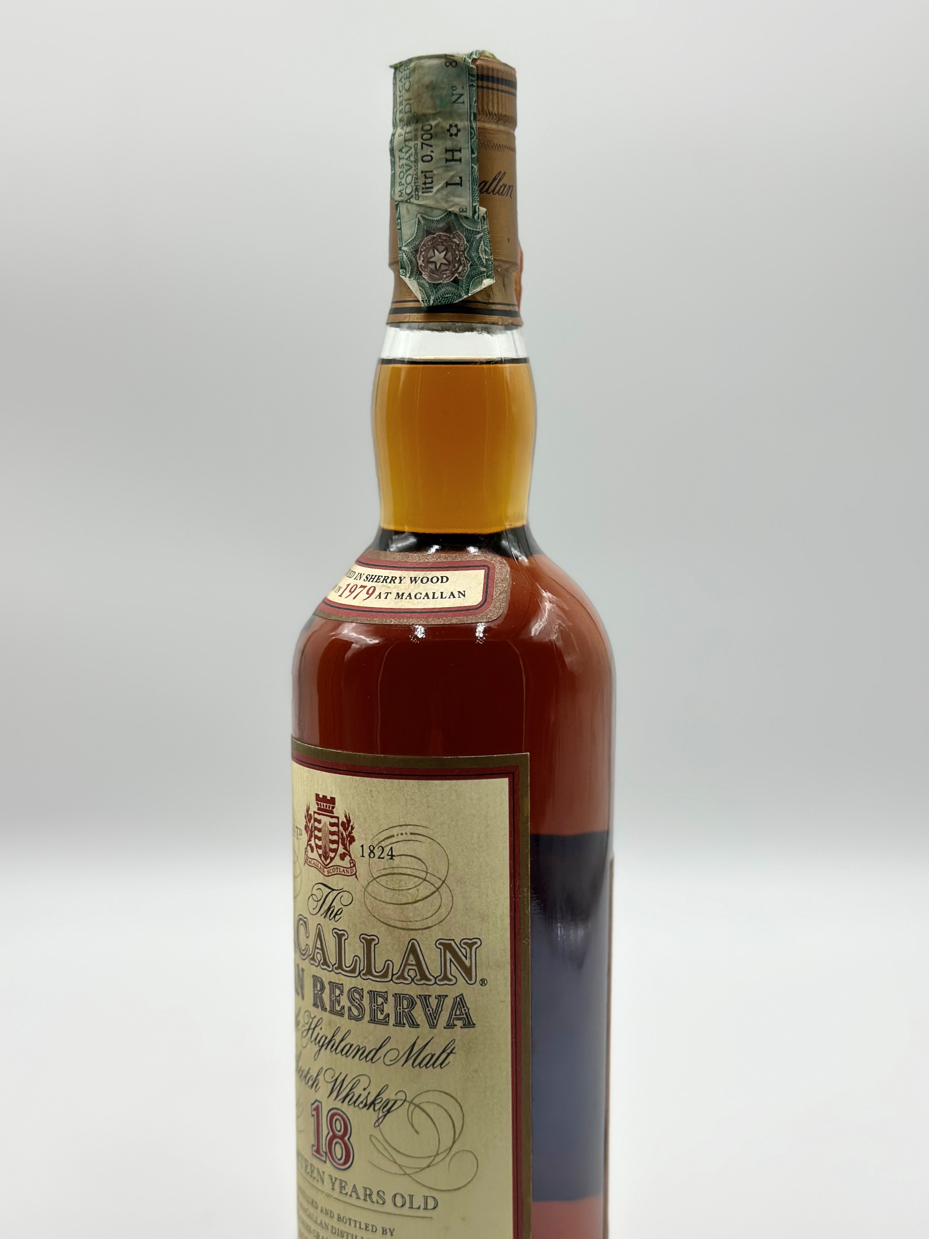 Whisky Gran Reserva 18 YO Single Malt Macallan 1979 1 Bot