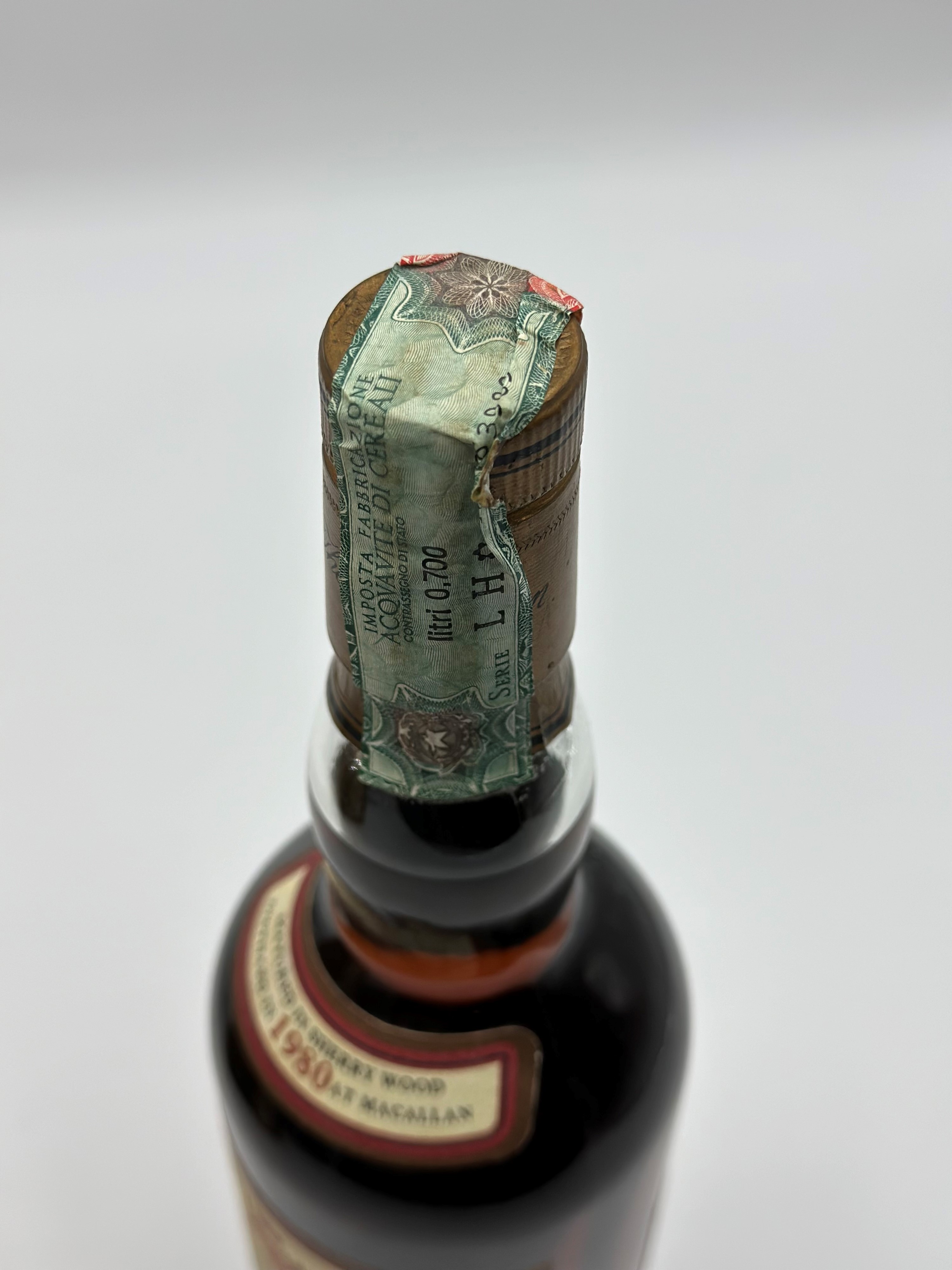 Whisky Gran Reserva 18 YO Single Malt Macallan 1980 1 Bot