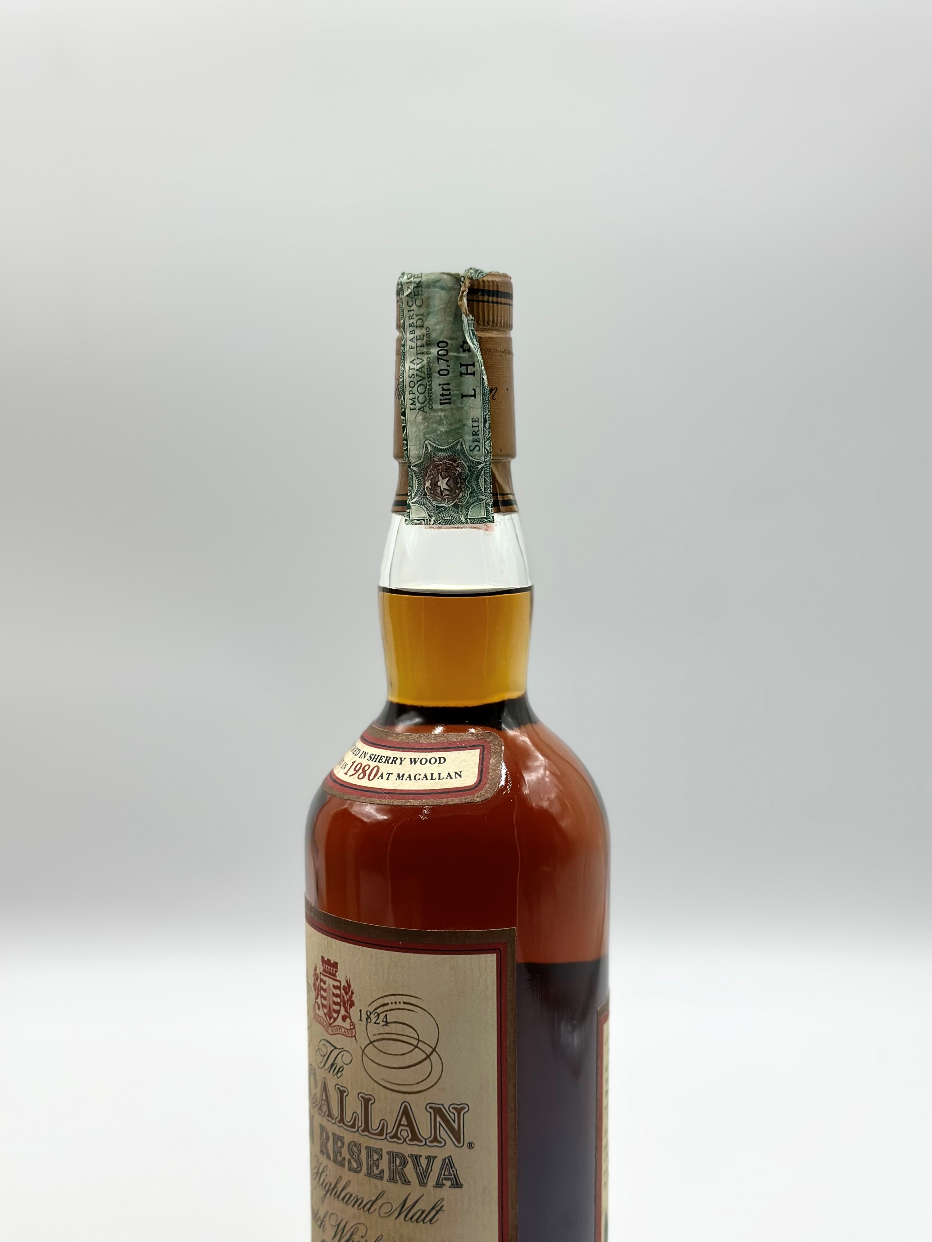 Whisky Gran Reserva 18 YO Single Malt Macallan 1980 1 Bot
