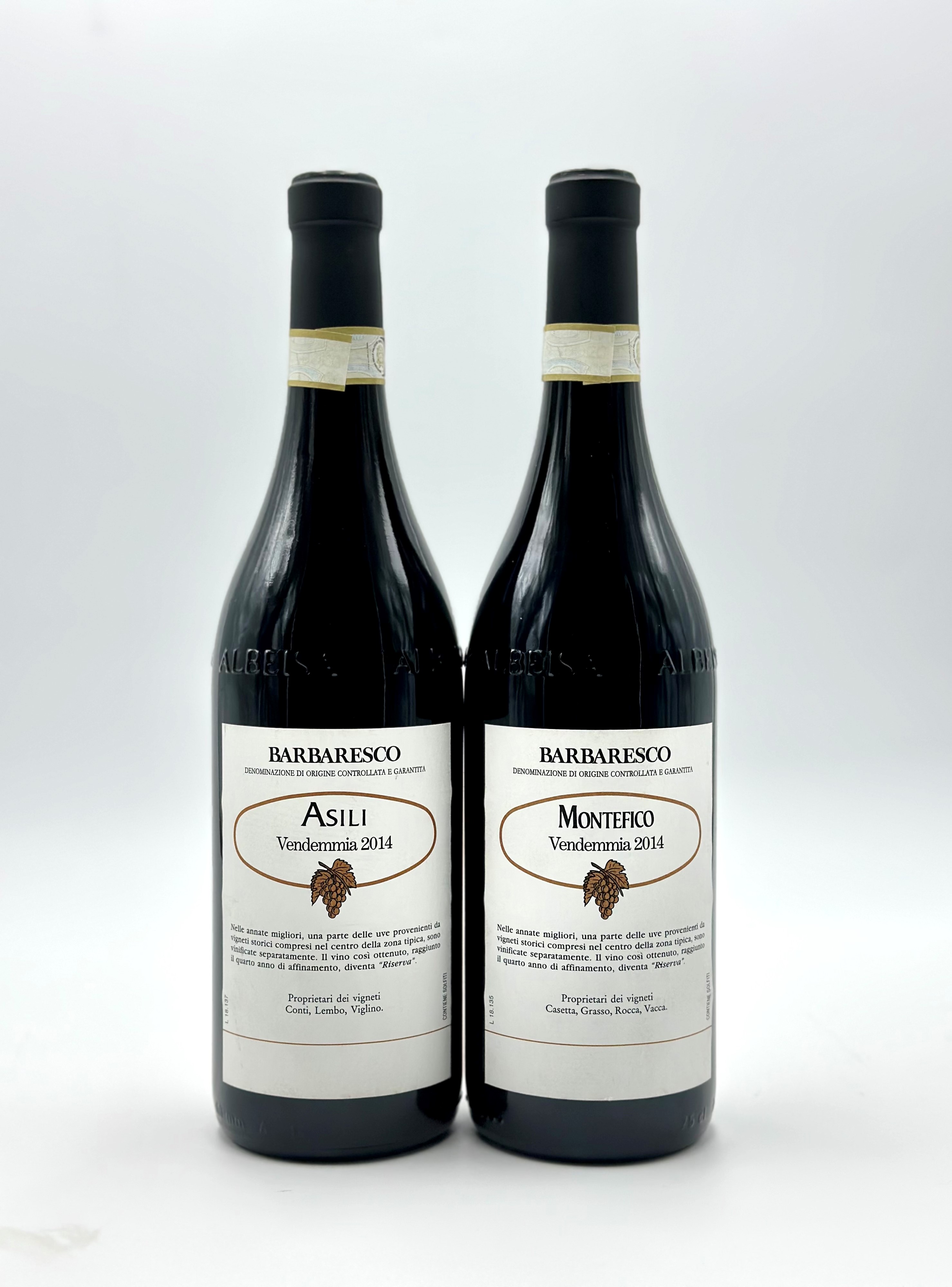 Produttori del Barbaresco, Barbaresco Riserva Montefico - Barbaresco Riserva Asili