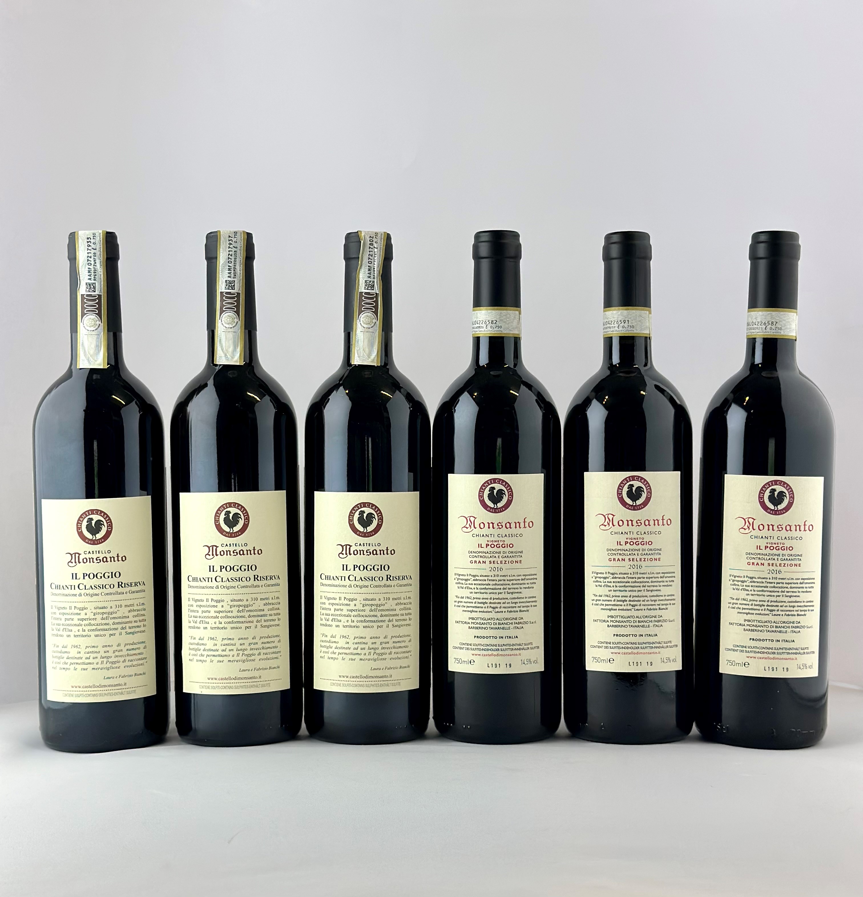 Castello di Monsanto, Chianti Classico Il Poggio & Chianti Classico Gran Selezione Il Poggio