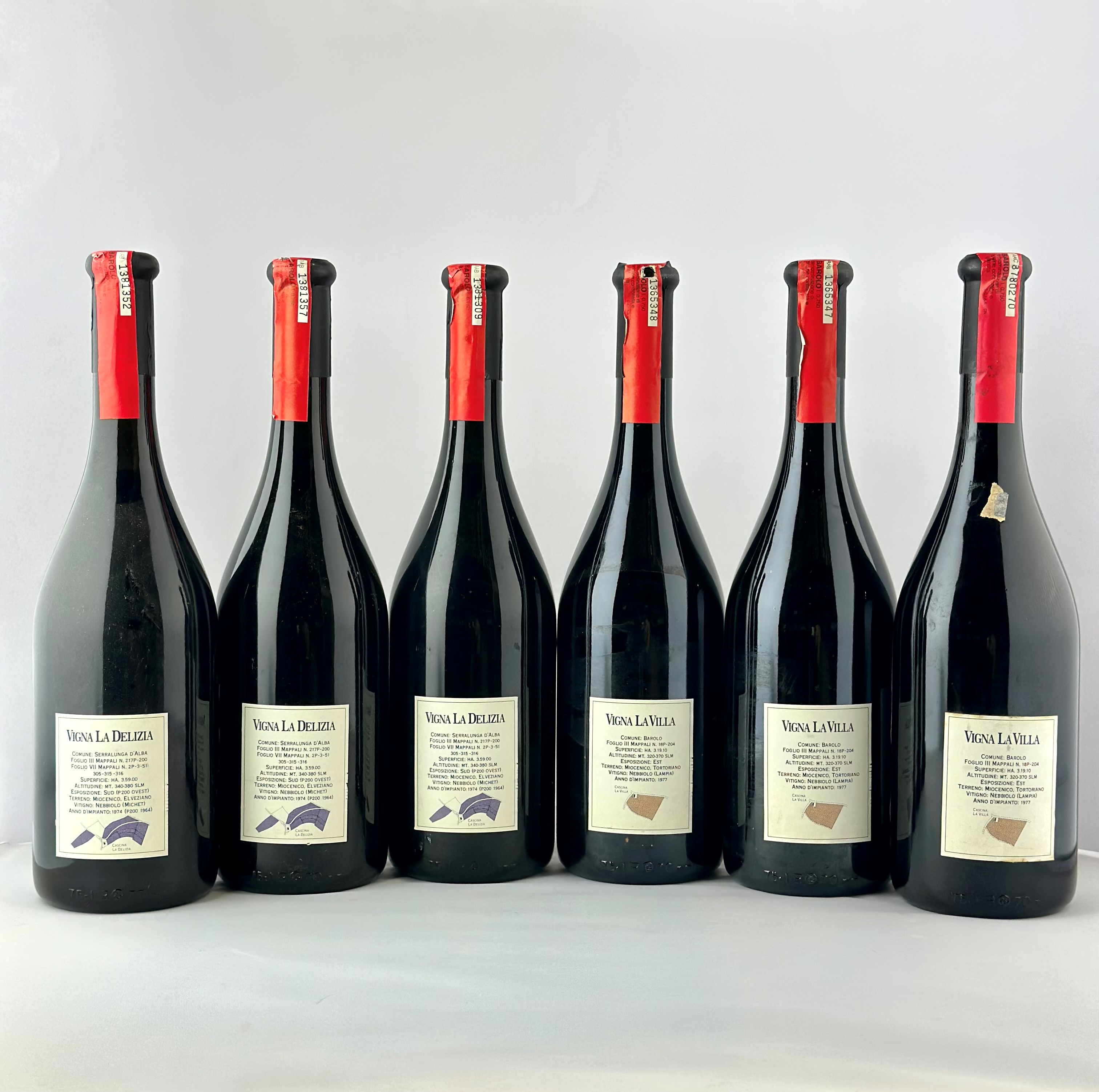 Fontanafredda, Barolo Vigna Delizia e Barolo Vigna La Villa