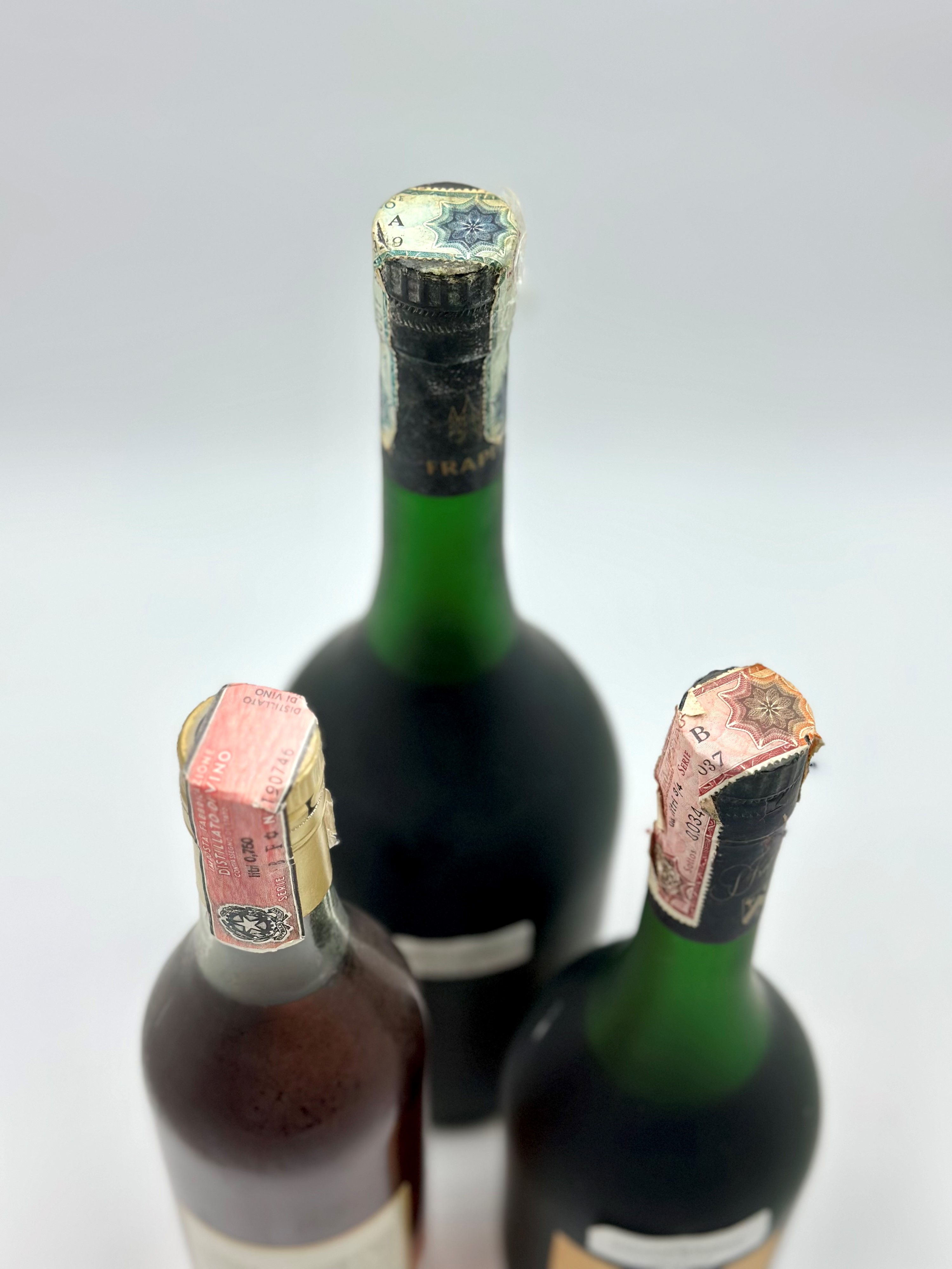 Ragnaud Sabourn Cognac X.o. - Frapin, Cognac Très Vieille Grand Riserve - Château De Fontpinot, C...