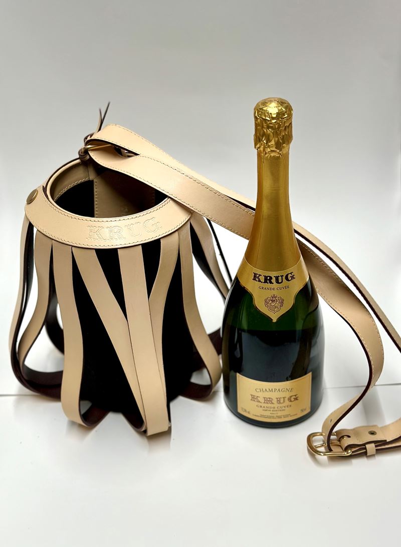 Krug Grand Cuvée e Tracolla Porta Bottiglia