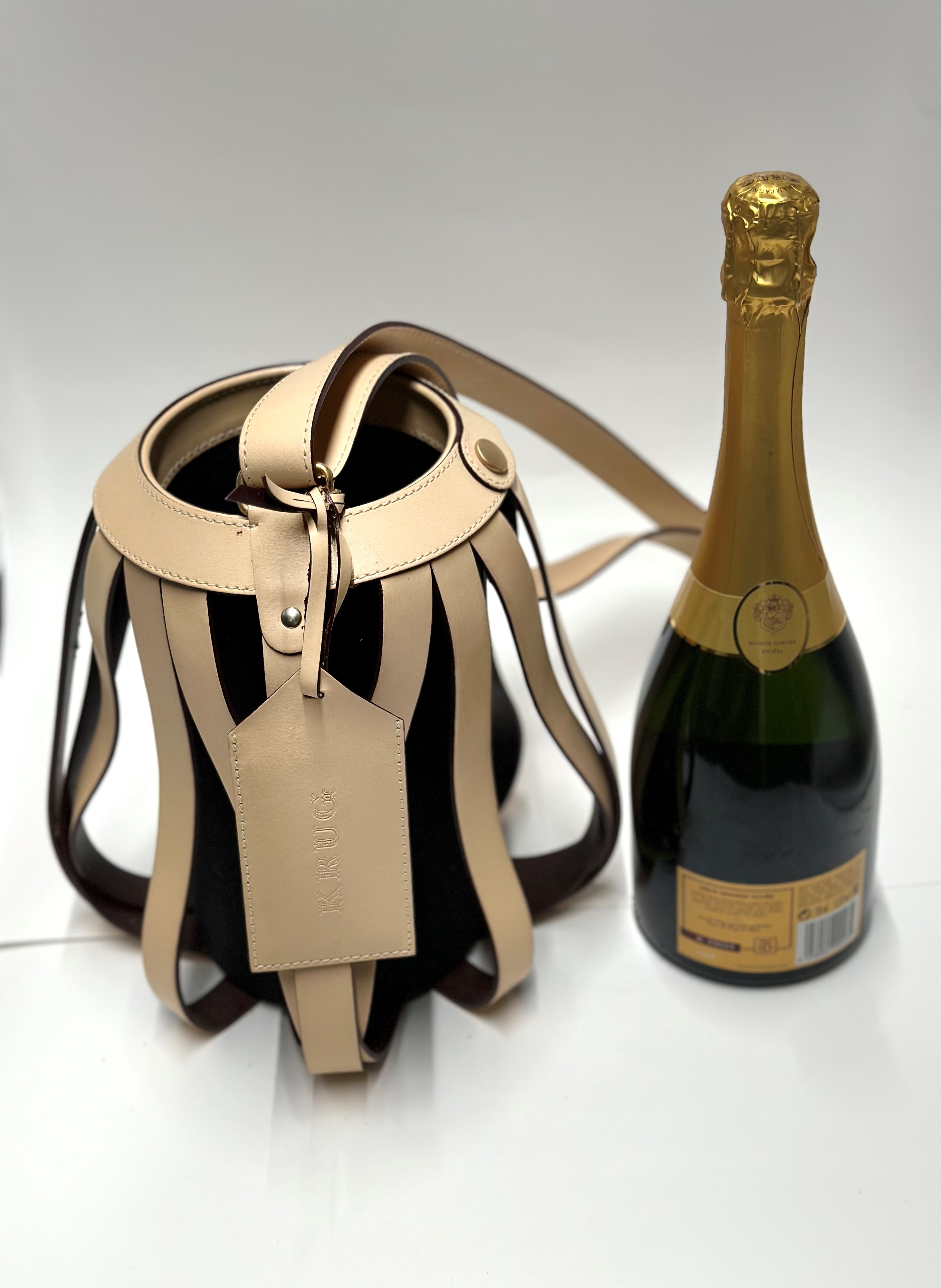 Krug Grand Cuvée e Tracolla Porta Bottiglia