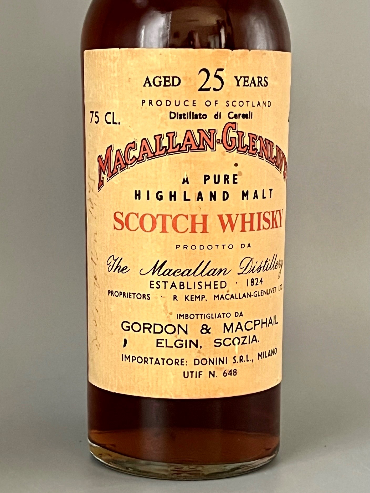 Macallan - Glenlivet 25 Years Special