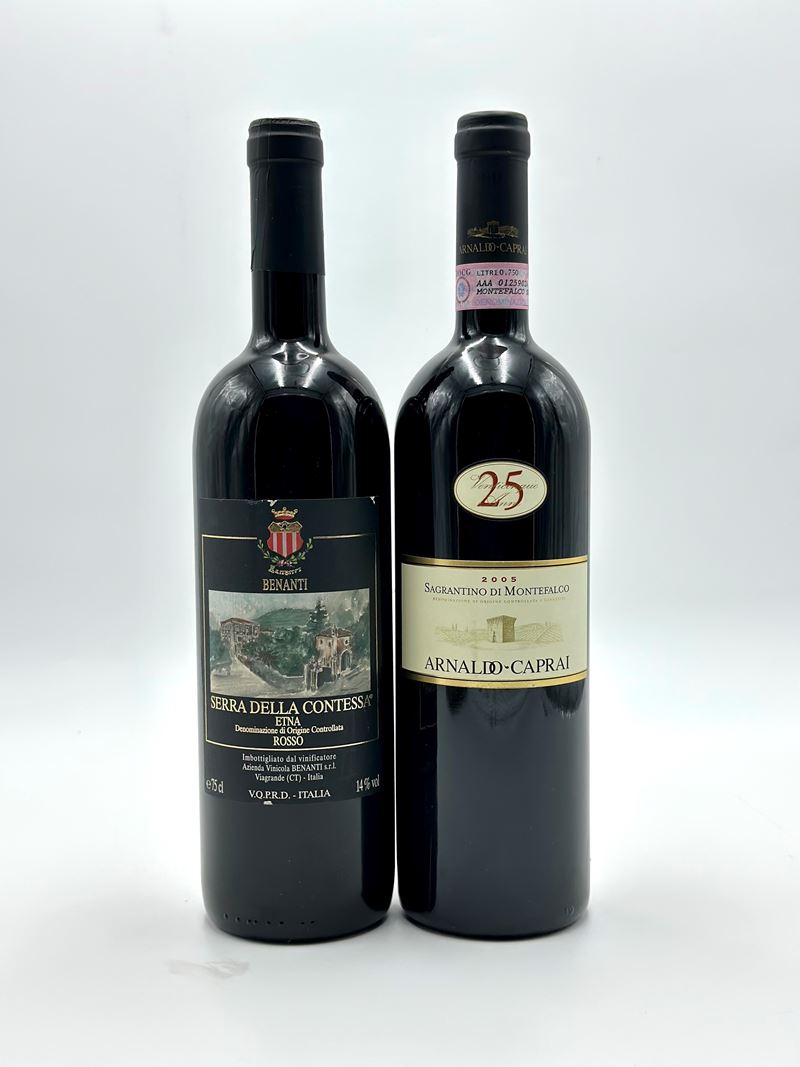 Benanti, Serra della Contessa Etna - Arnaldo Caprai, Sagrantino di Montefalco 25 anniversario