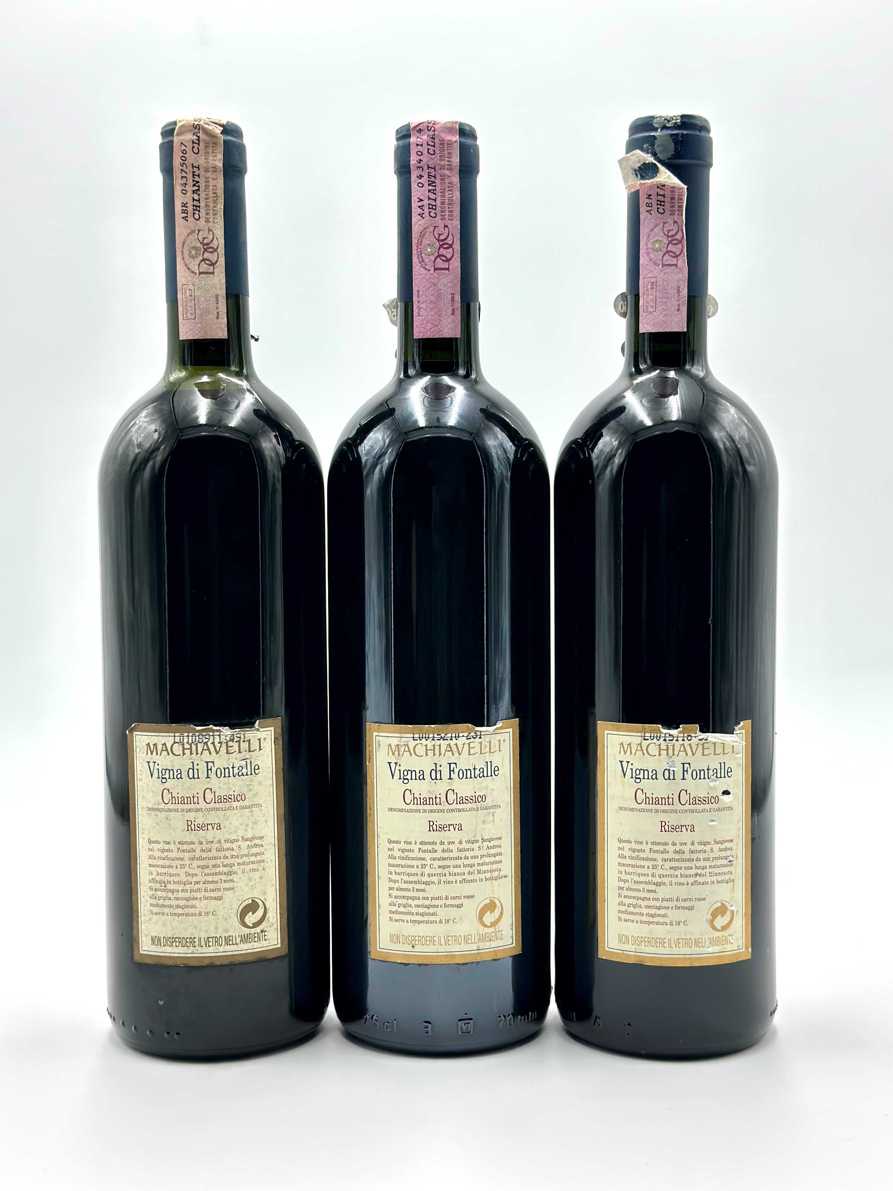Machiavelli, Chianti Riserva Vigna di Fontalle