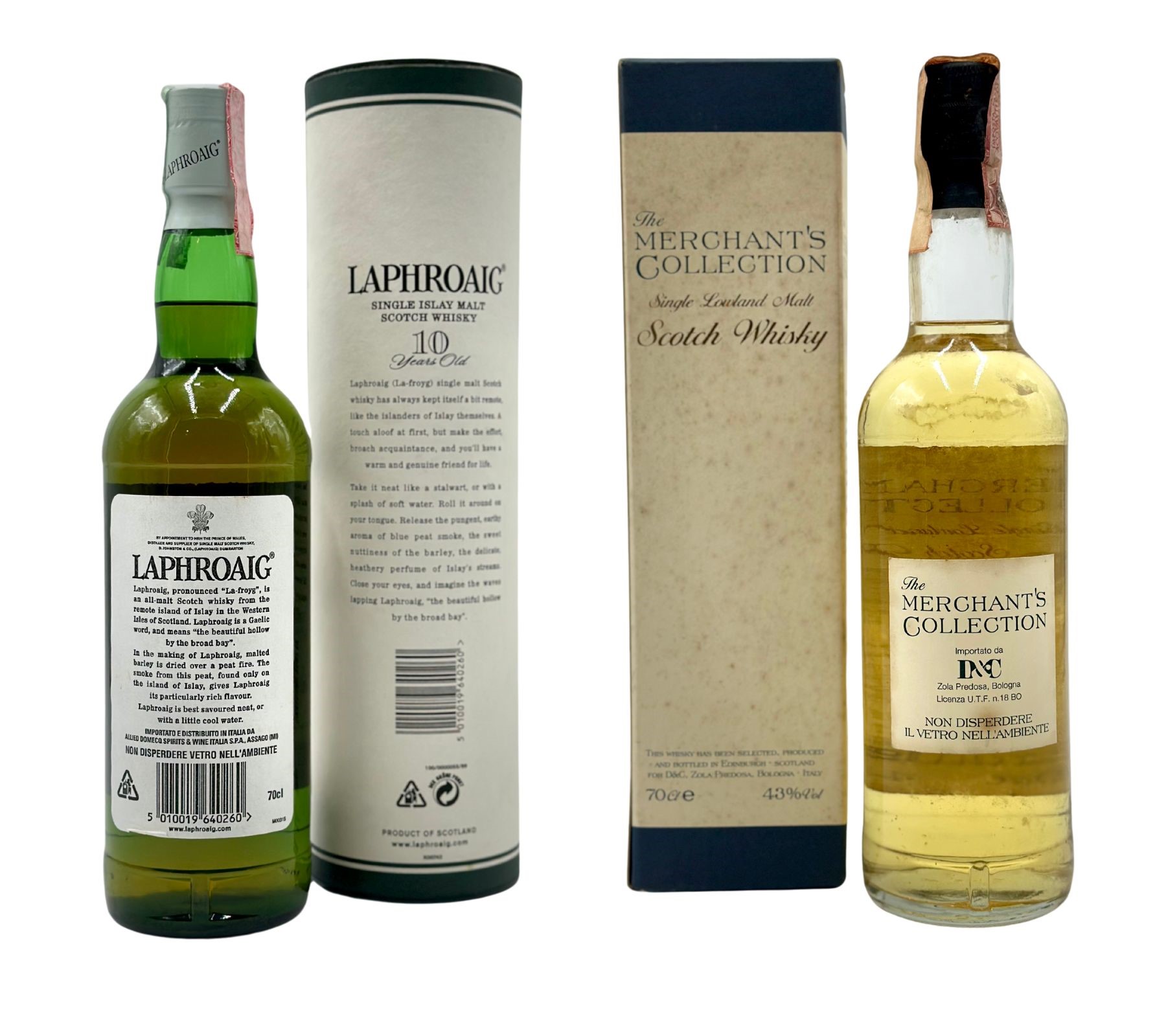 The Merchant's Collection Scotch Whisky 1978 - Laphroaig Scotch Whisky 10 Years Old