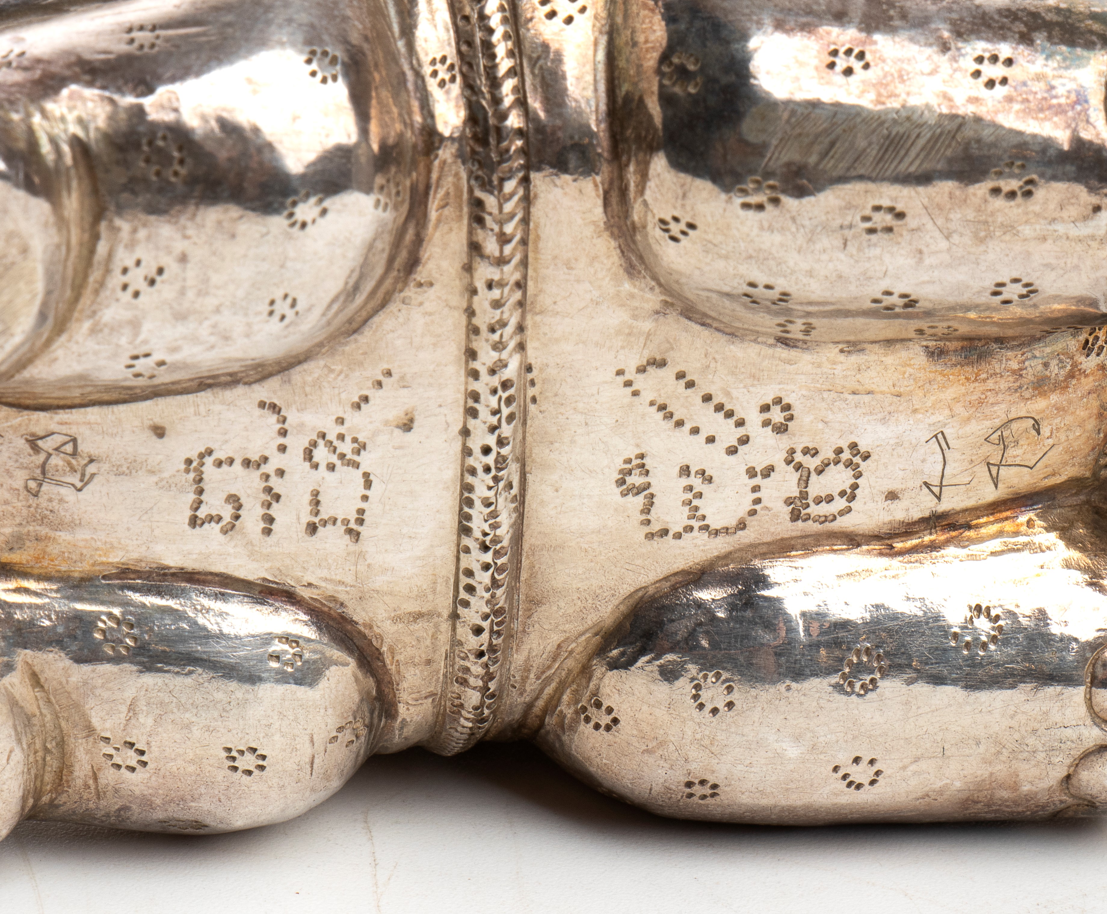 Scatola di Betel cambogiana a forma di elefante, argento, inizio XX secolo