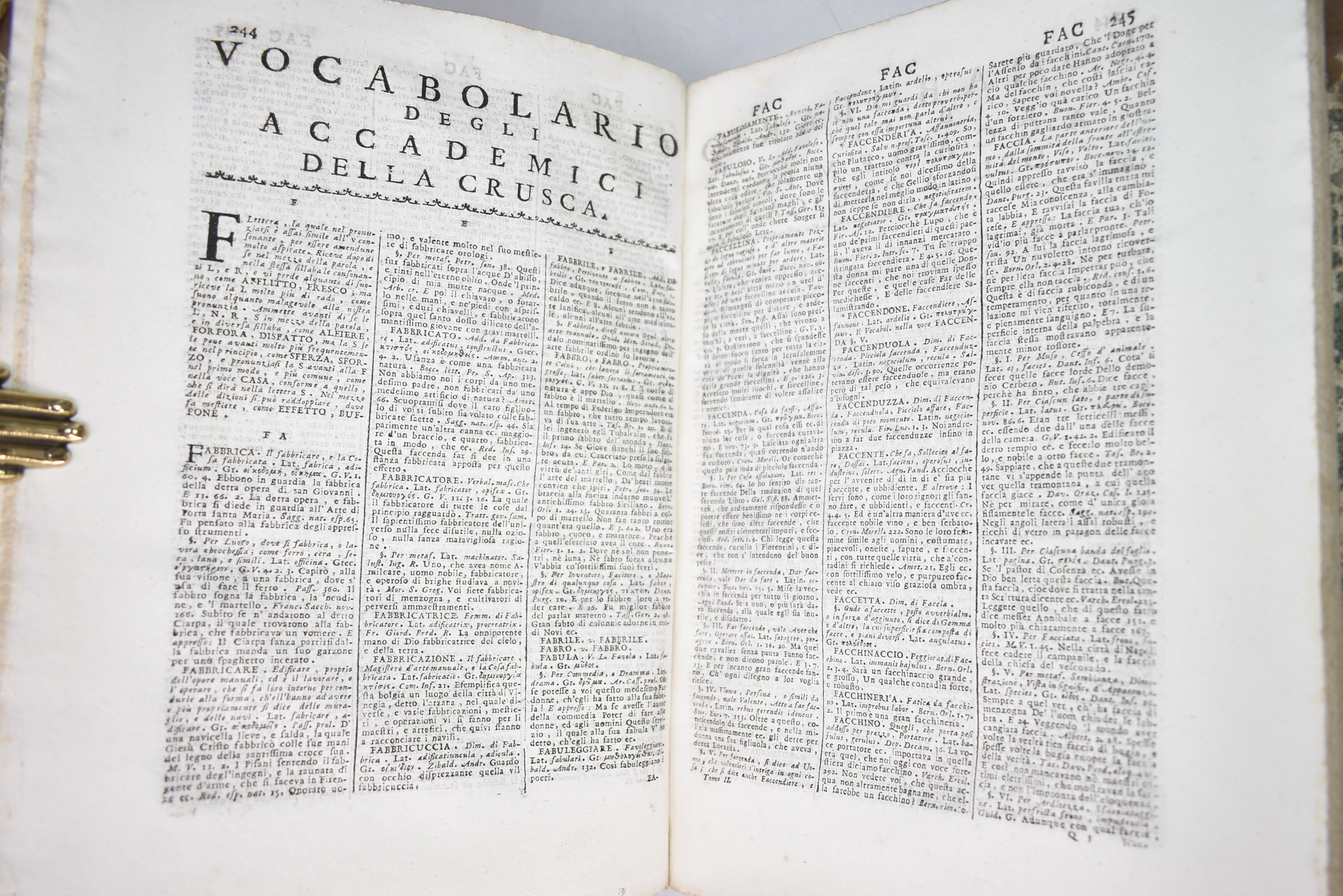 [accademia della Crusca] Vocabolario degli Accademici della Crusca. Edizione Seconda Veneta Accre...
