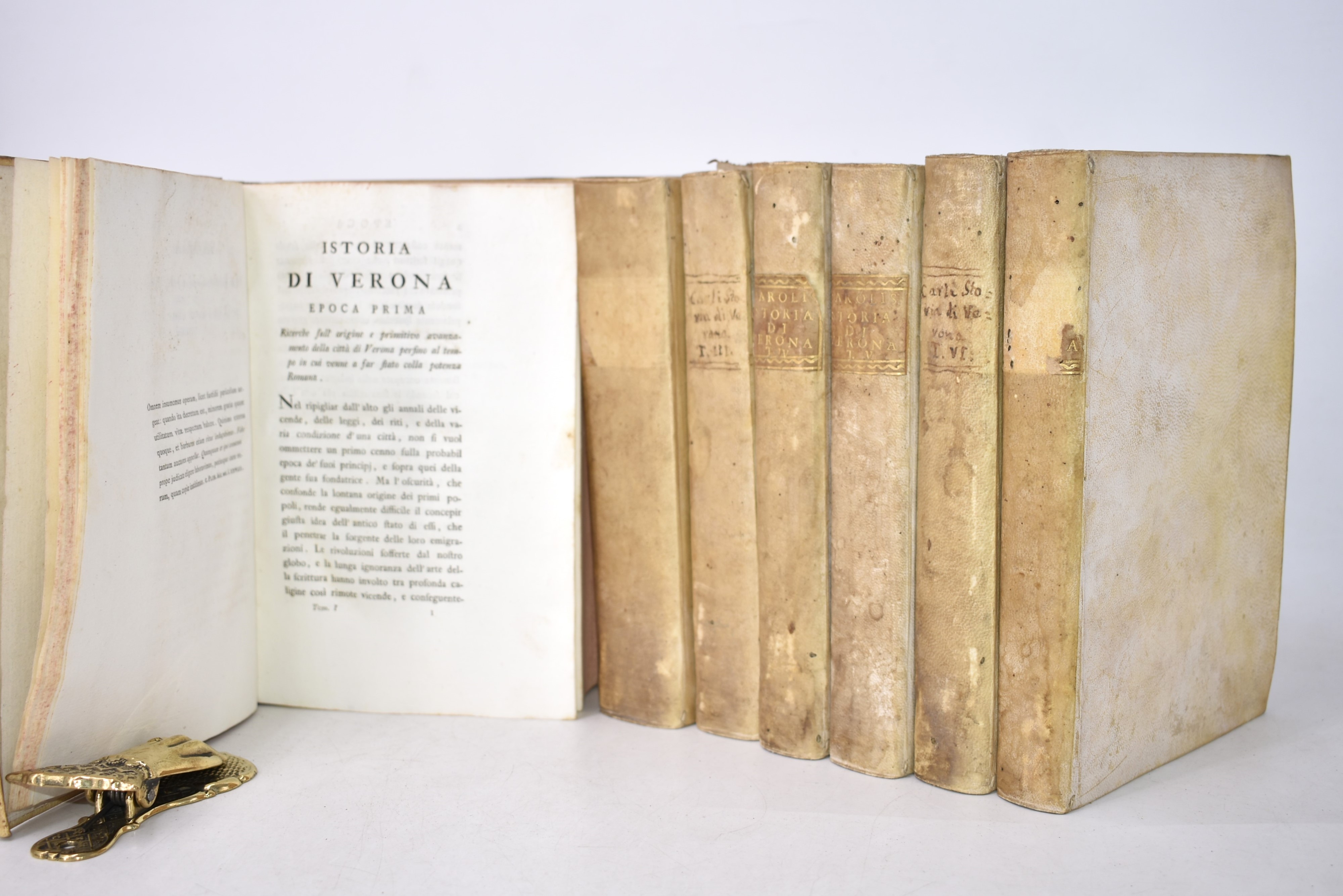 Carli, Alessandro: Istoria della Città di Verona Sino All'anno MDXVII Divisa in Undici Epoche. To...