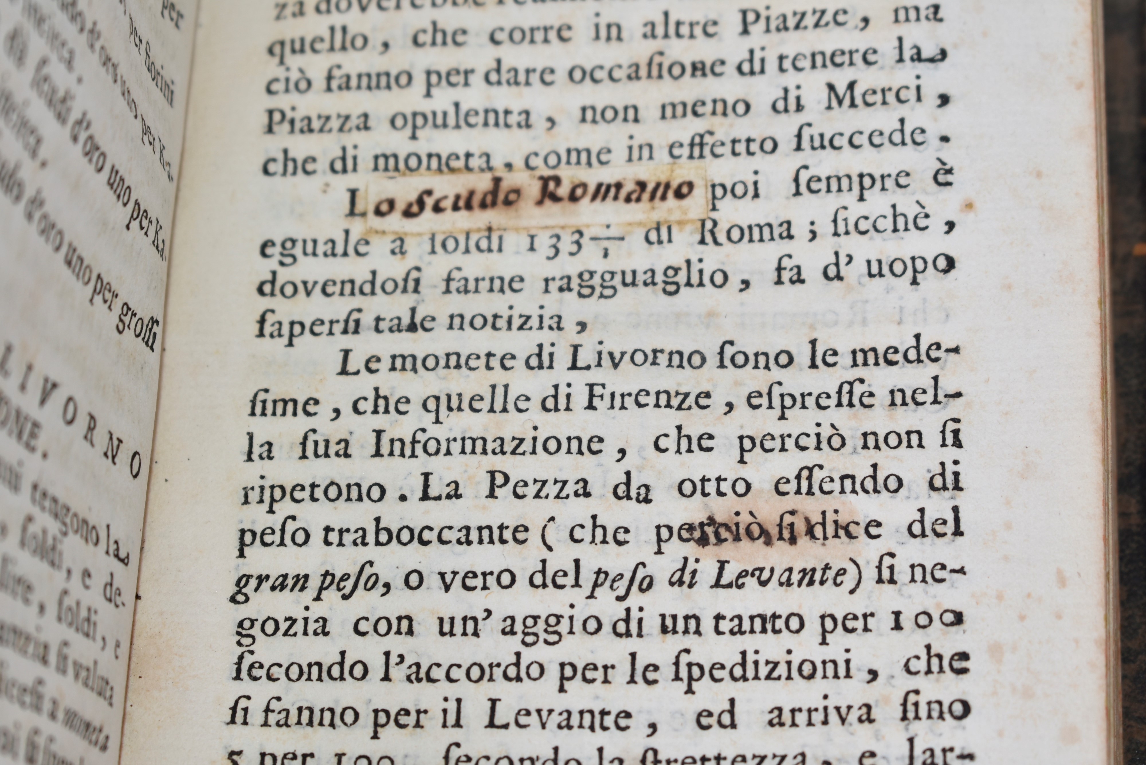 Conti, Alessandro : Trattato De Cambj, Ragguagli e Commissioni. Composto dal P. Alessandro Maria ...