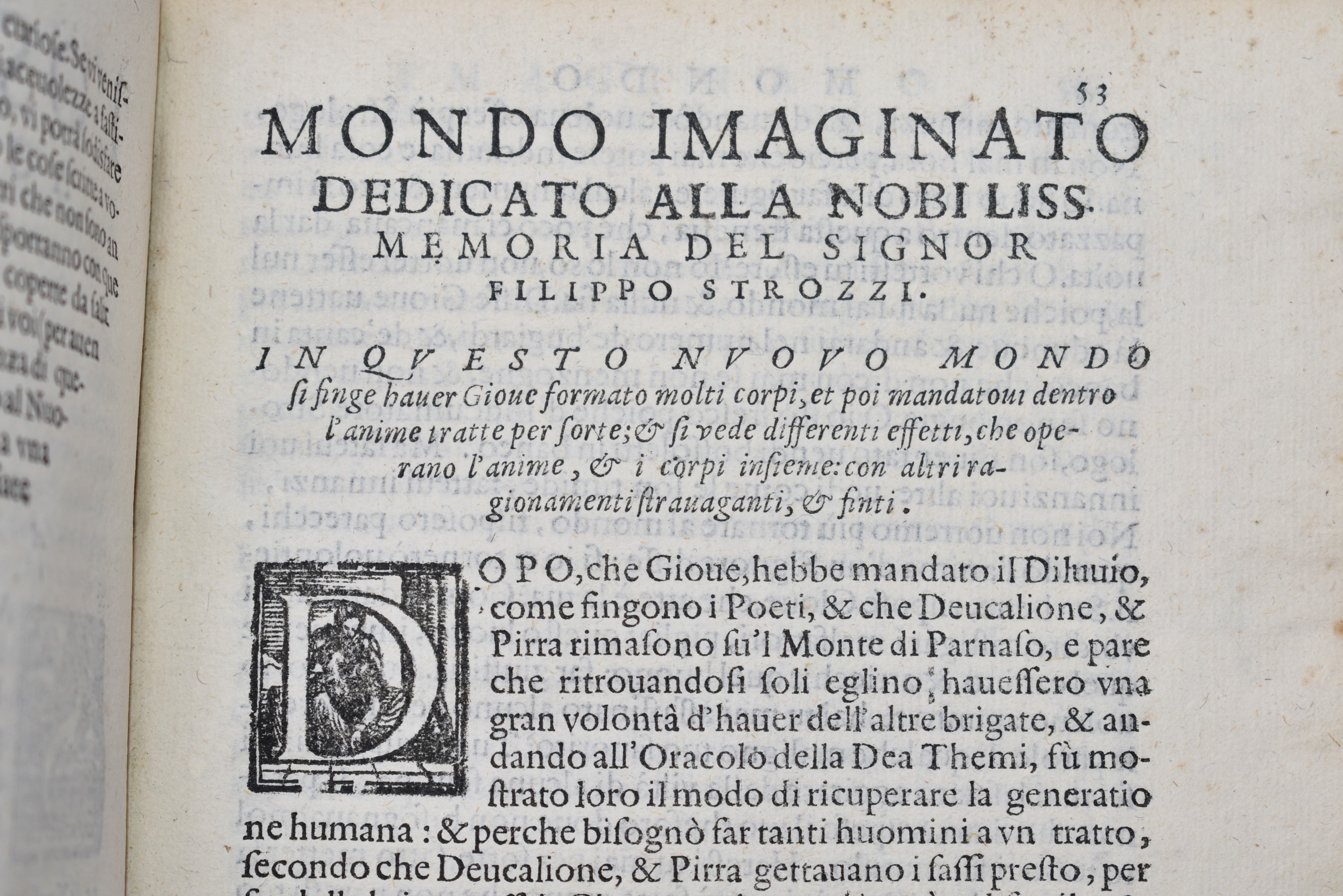 Doni, Anton Francesco Mondi Celesti Terrestri Et Infernali. De gli Accademici Pellegrini. Espurga...